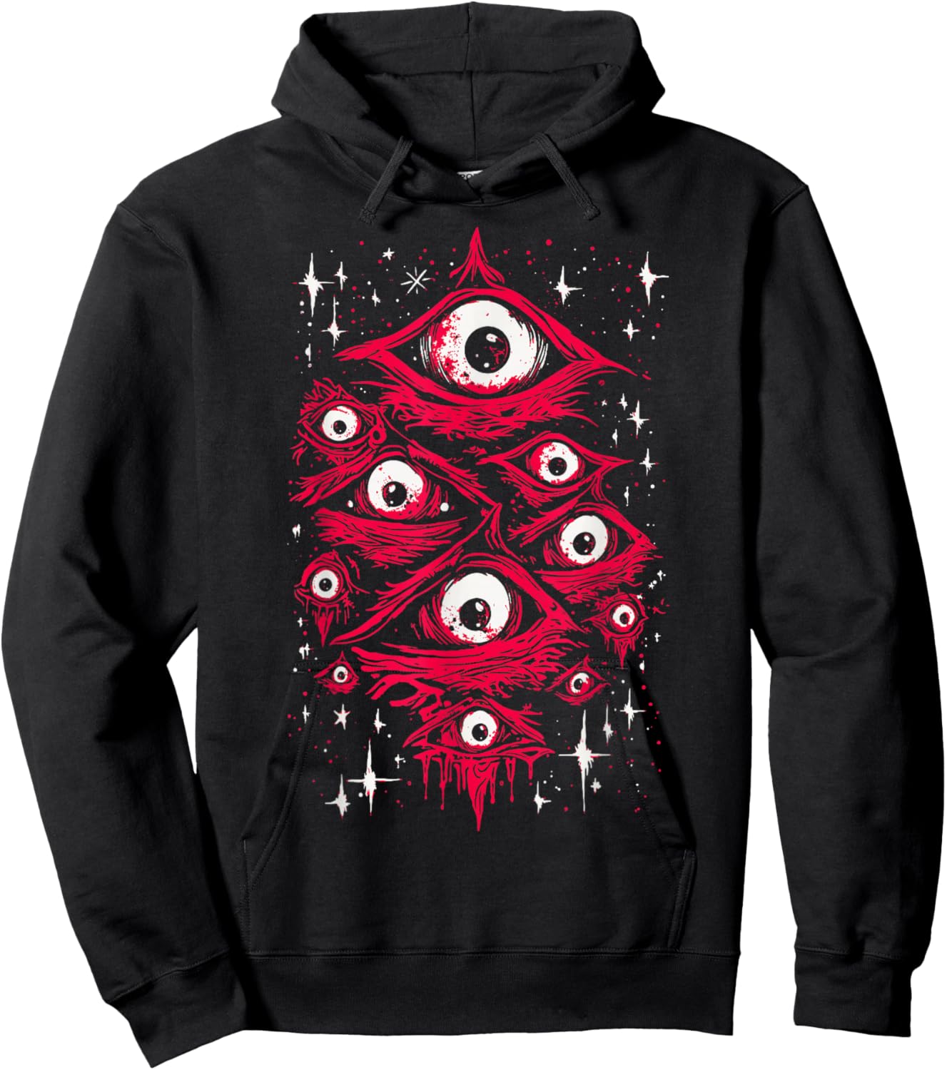 Harajuku Alt Clothing | Weirdcore Grunge Punk Emo Mall Goth Hoodie - Hoodie | Black