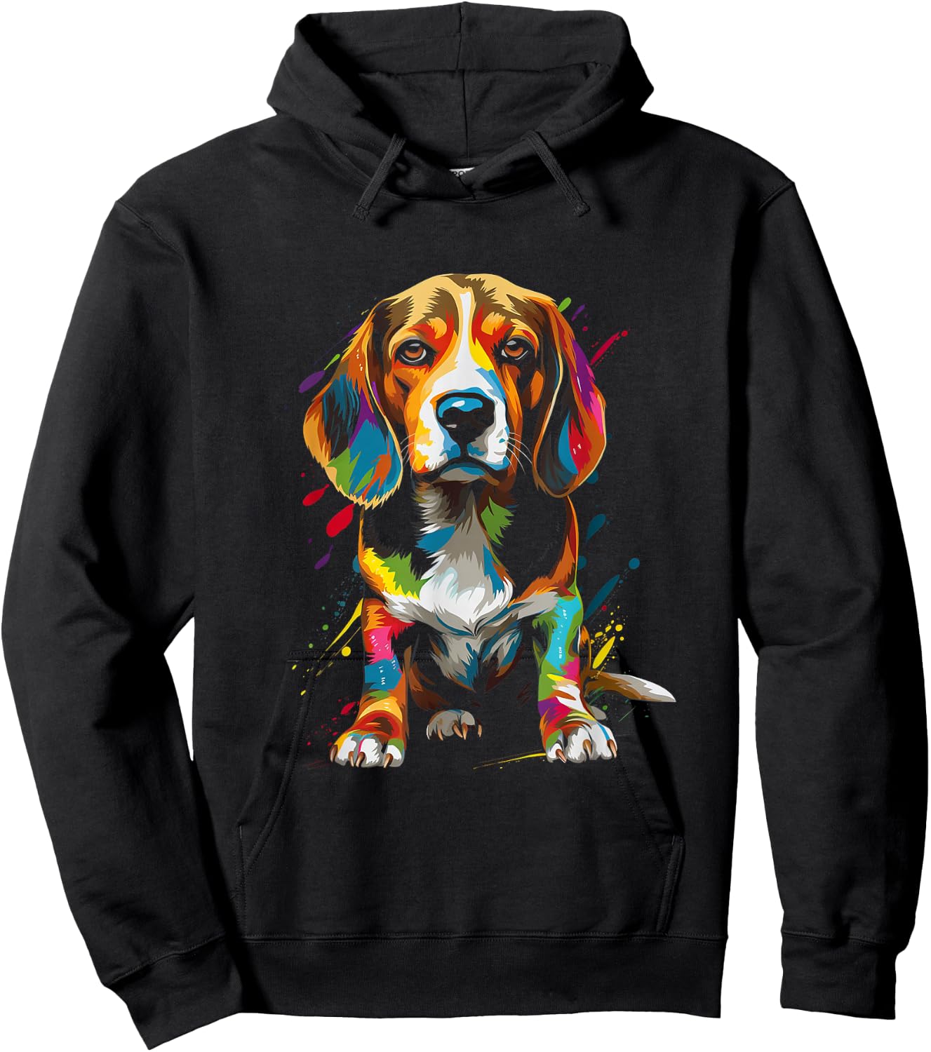 Beagle dog breed dog walking pet fan Hoodie - Hoodie | Black