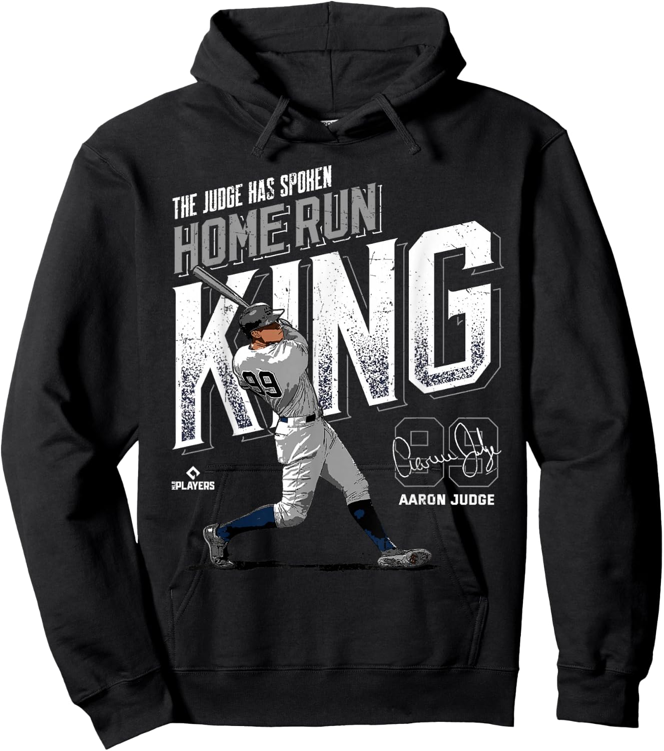Home Run King Aaron Judge New York MLBPA Hoodie - Hoodie | Black