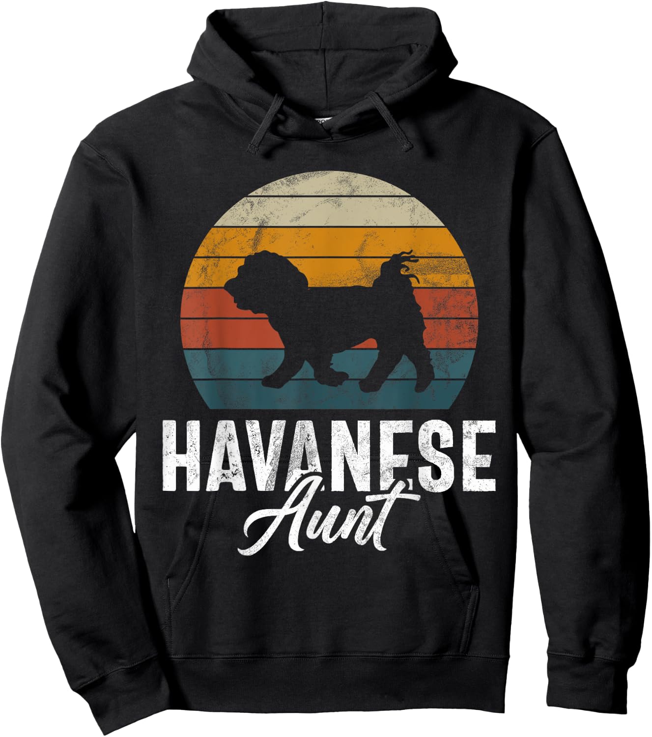 Havanese Aunt Hoodie - Hoodie | Black