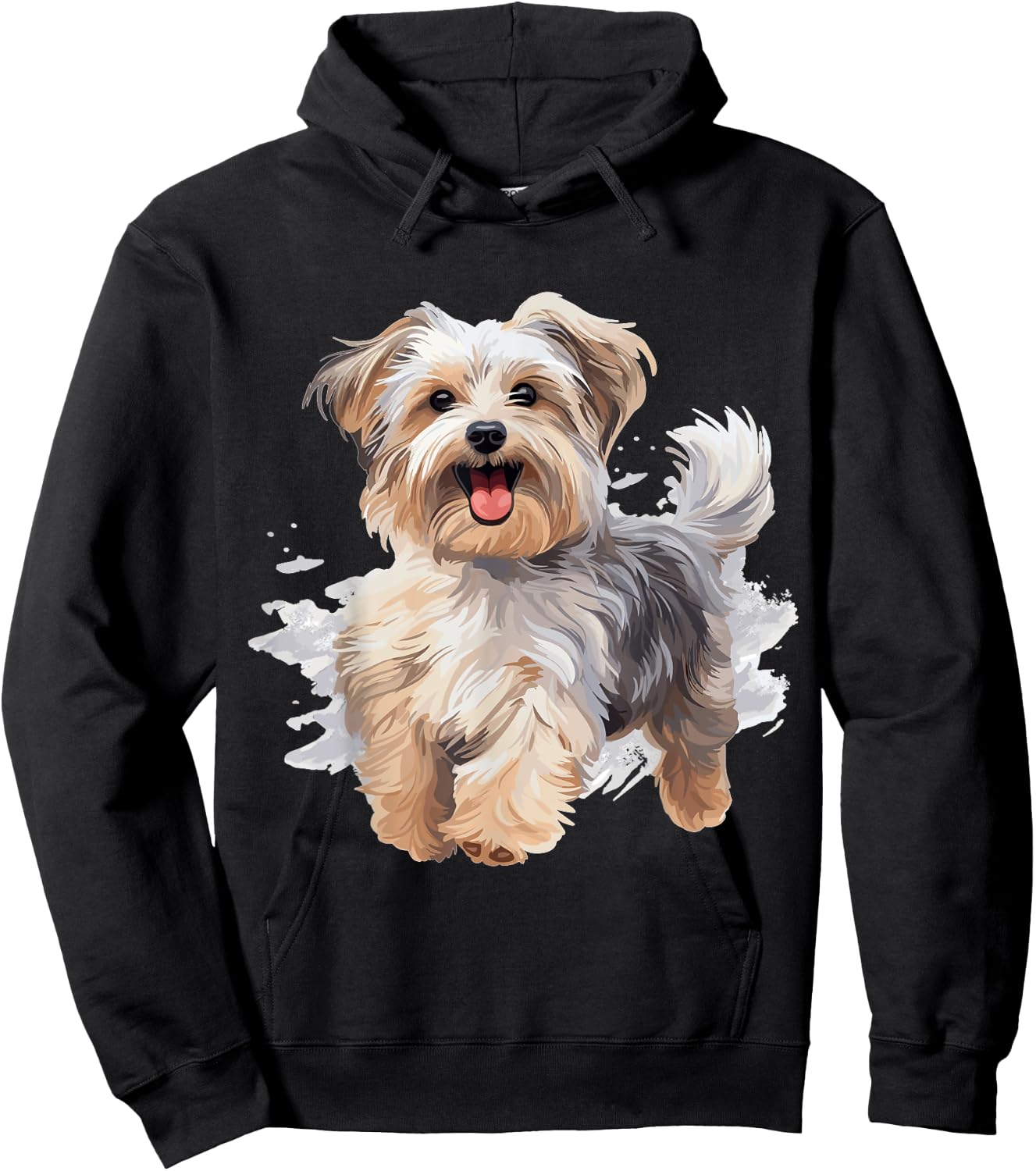 Morkie Dog Breed Pet Cute Graphic Hoodie - Hoodie | Black