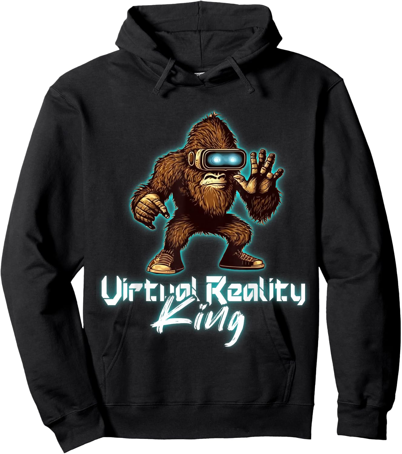 VR Developer Gorilla Virtual Reality King VR GAmer VR Gaming Hoodie - Hoodie | Black