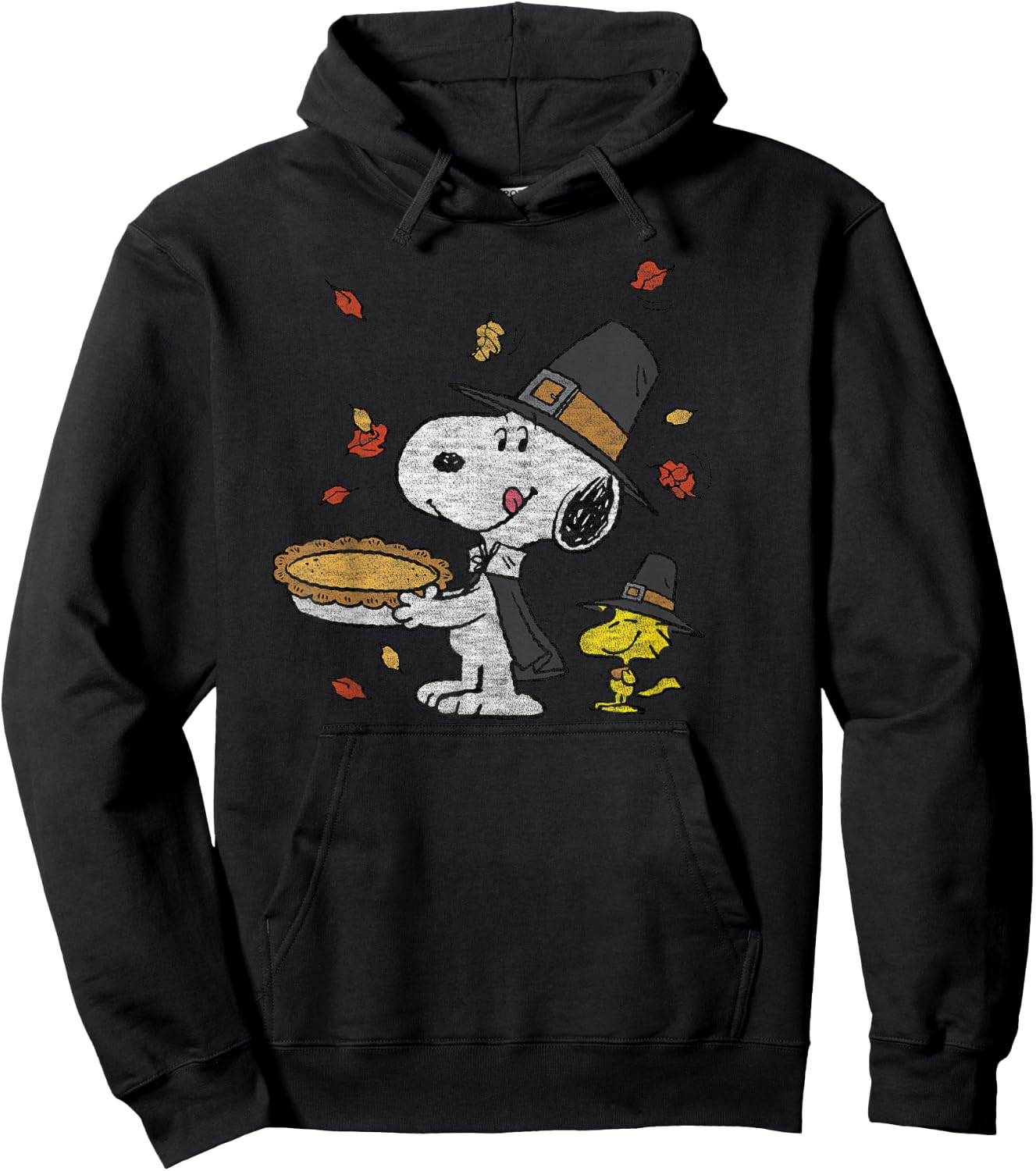 Peanuts - Thanksgiving Scene Hoodie - Hoodie | Black