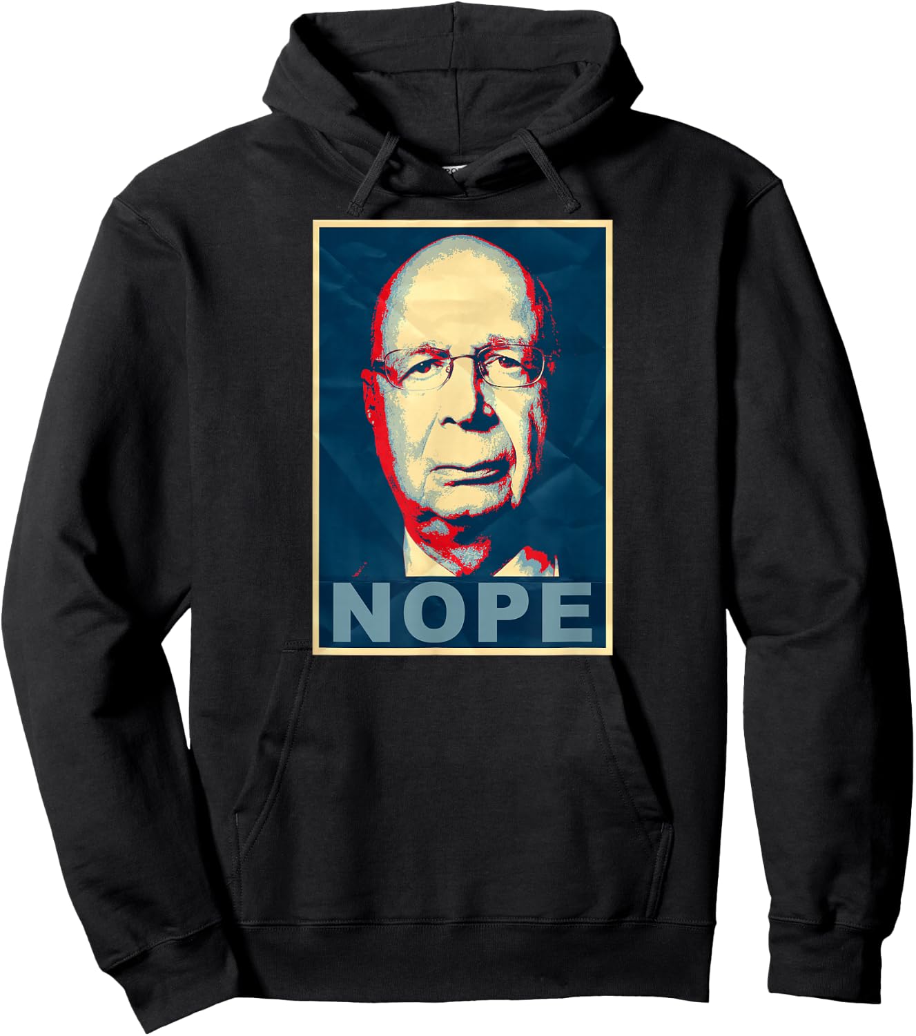 Klaus Schwab Nope Hoodie - Hoodie | Black