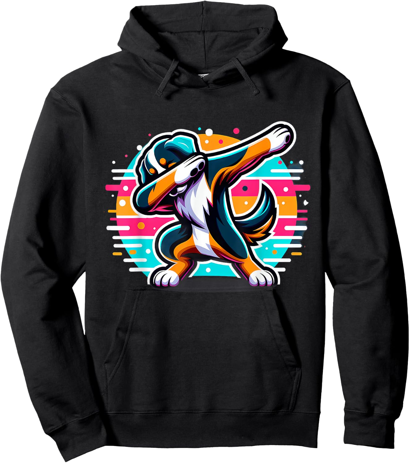 Dabbing Entlebucher Mountain Dog Hoodie - Hoodie | Black