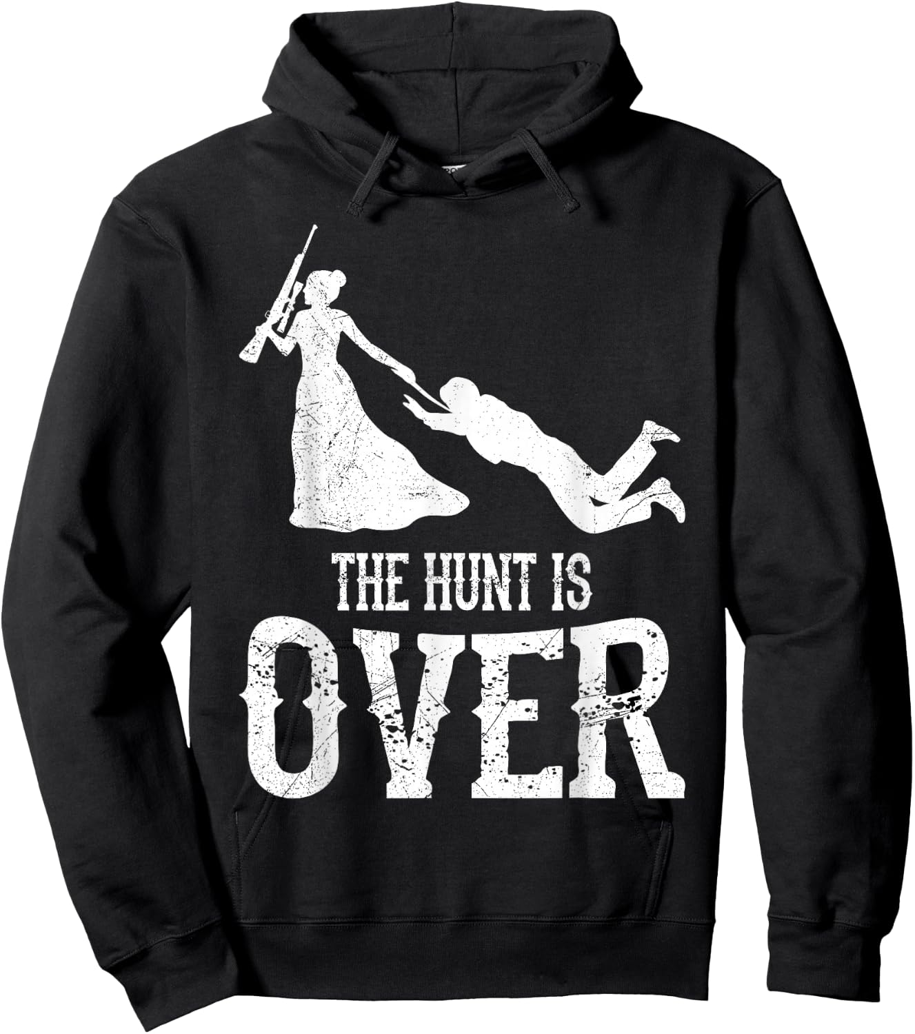 Men's Hunting Wedding Hen Party Bride Hoodie - Hoodie | Black