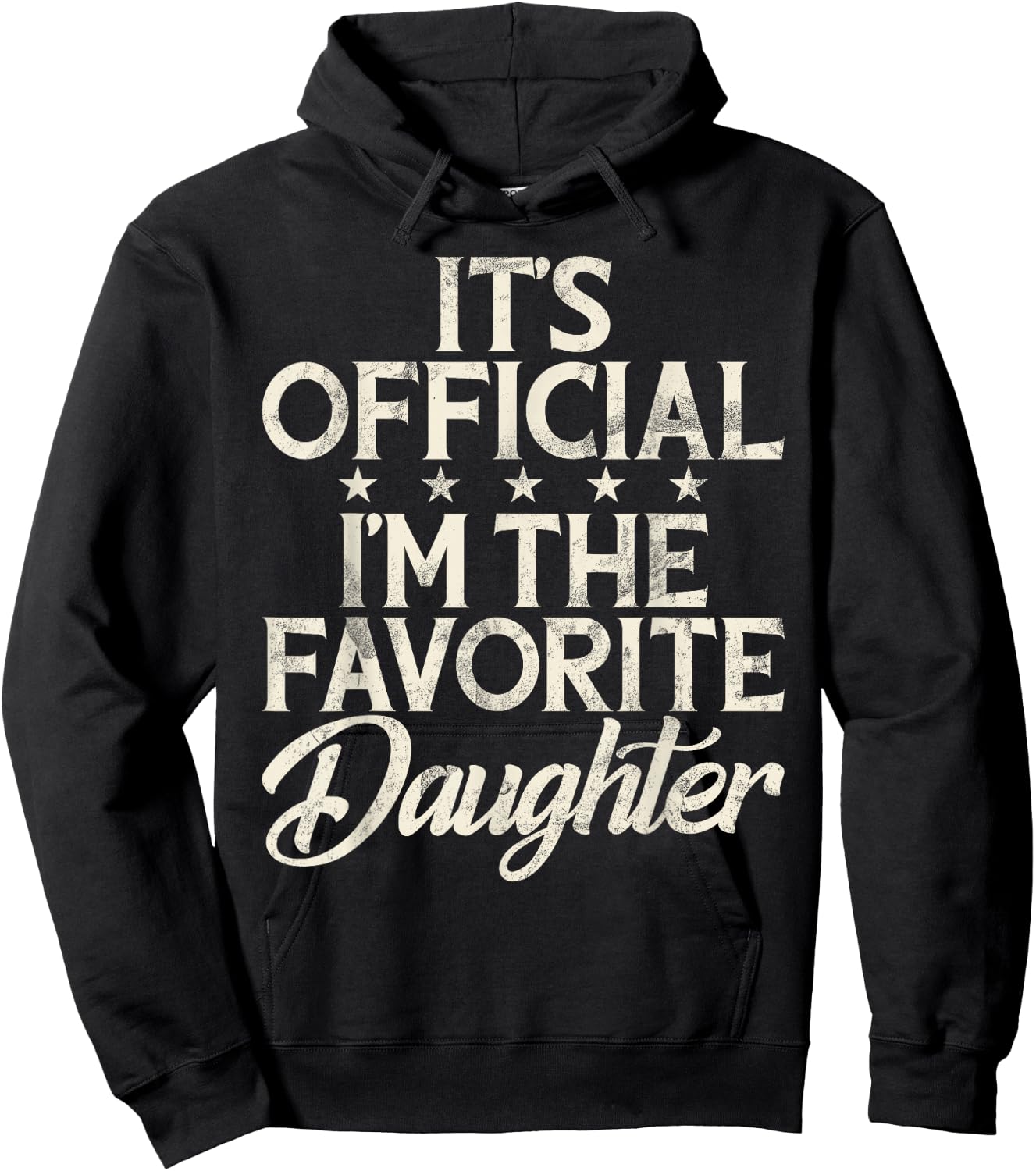 Its Official im The Favorite Daughter Hoodie - Hoodie | Black