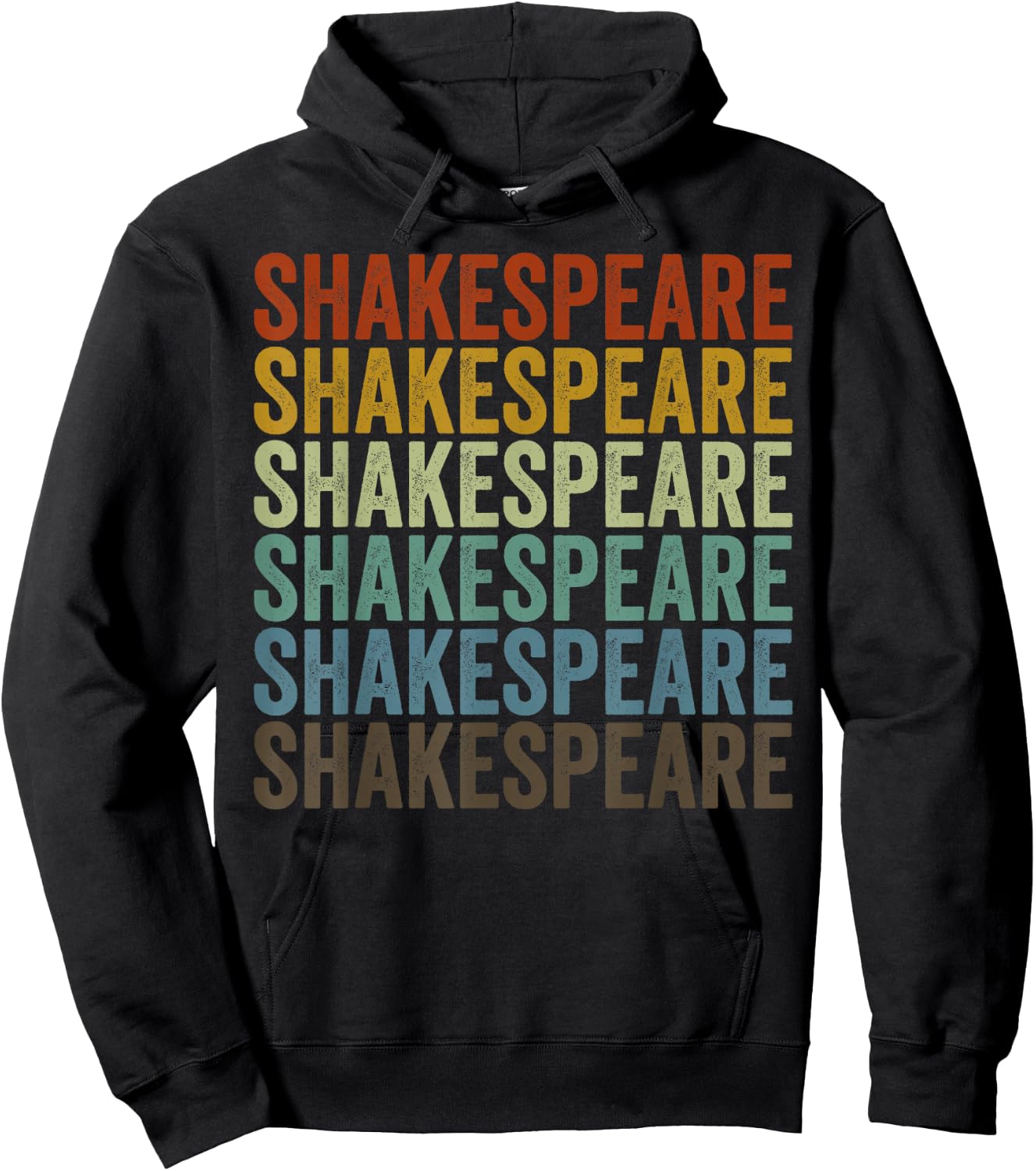 Shakespeare Retro Hoodie - Hoodie | Black
