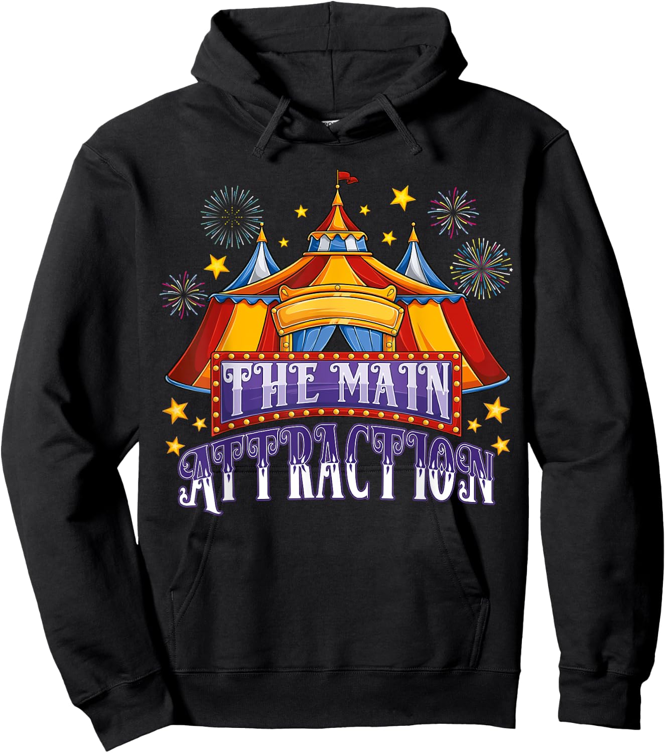 Kids Circus Attraction Carnival birthday Party boys girls Hoodie - Hoodie | Black