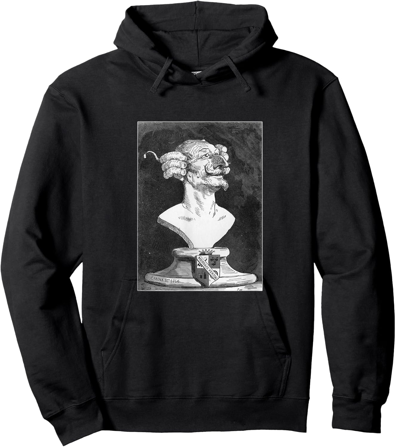 Gustave Doré Baron Von Munchausen "The Baron” Retro Art Hoodie - Hoodie | Black