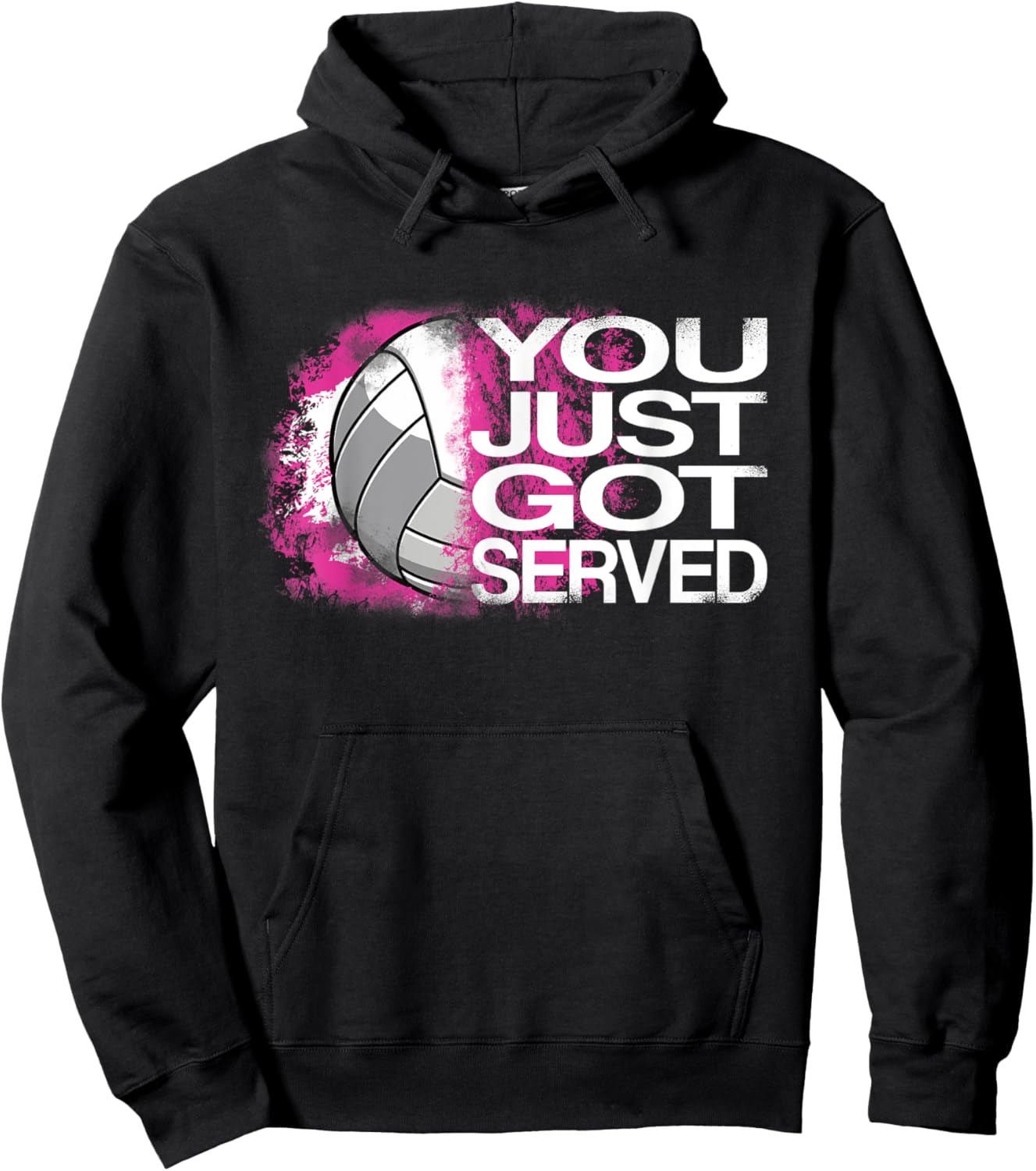 You Just Got Served Volleyball Beach Volleyball Women Kids Hoodie - Hoodie | Black