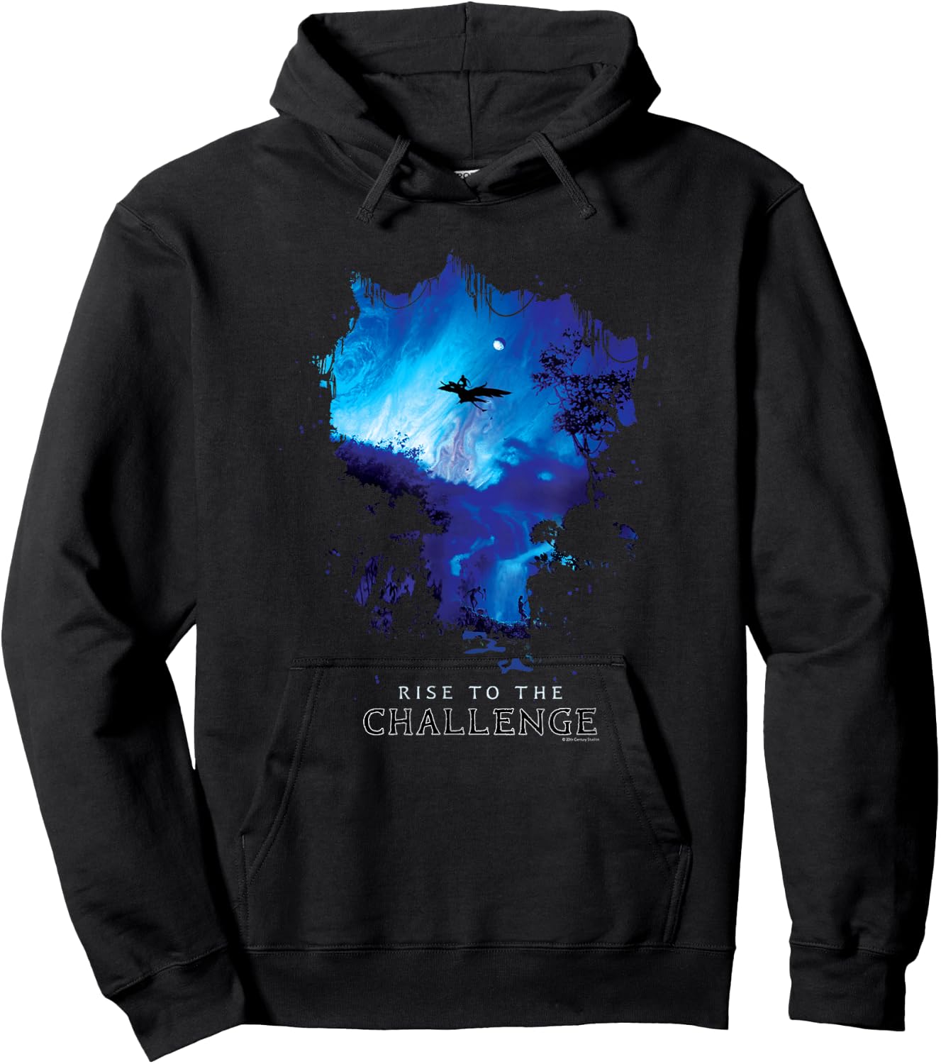 Avatar Pandora Banshee Rider Rise to the Challenge Ikran Hoodie - Hoodie | Black