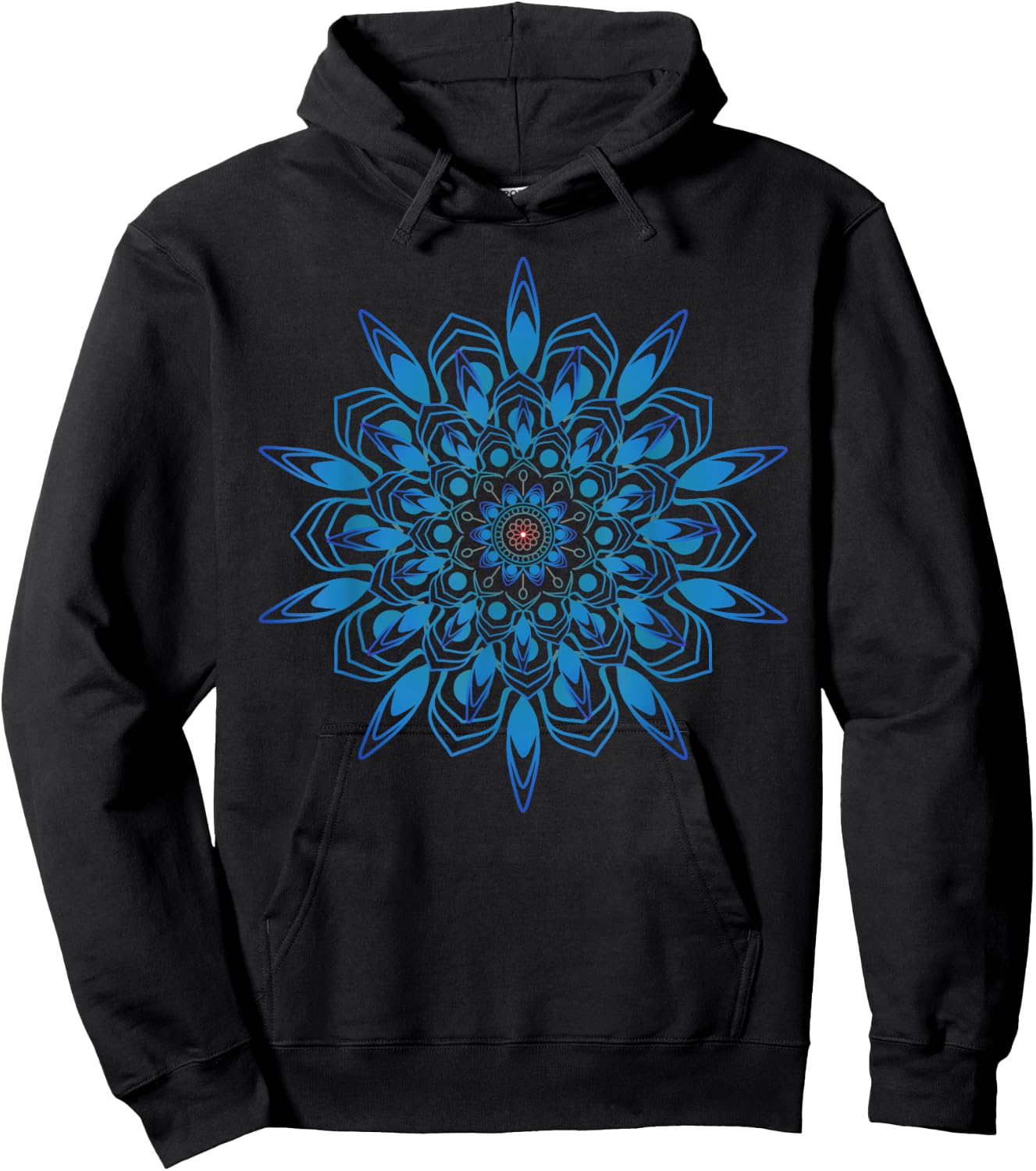 Mandala Sacred Design Art Lover Spiritual Geometry Graphic Hoodie - Hoodie | Black