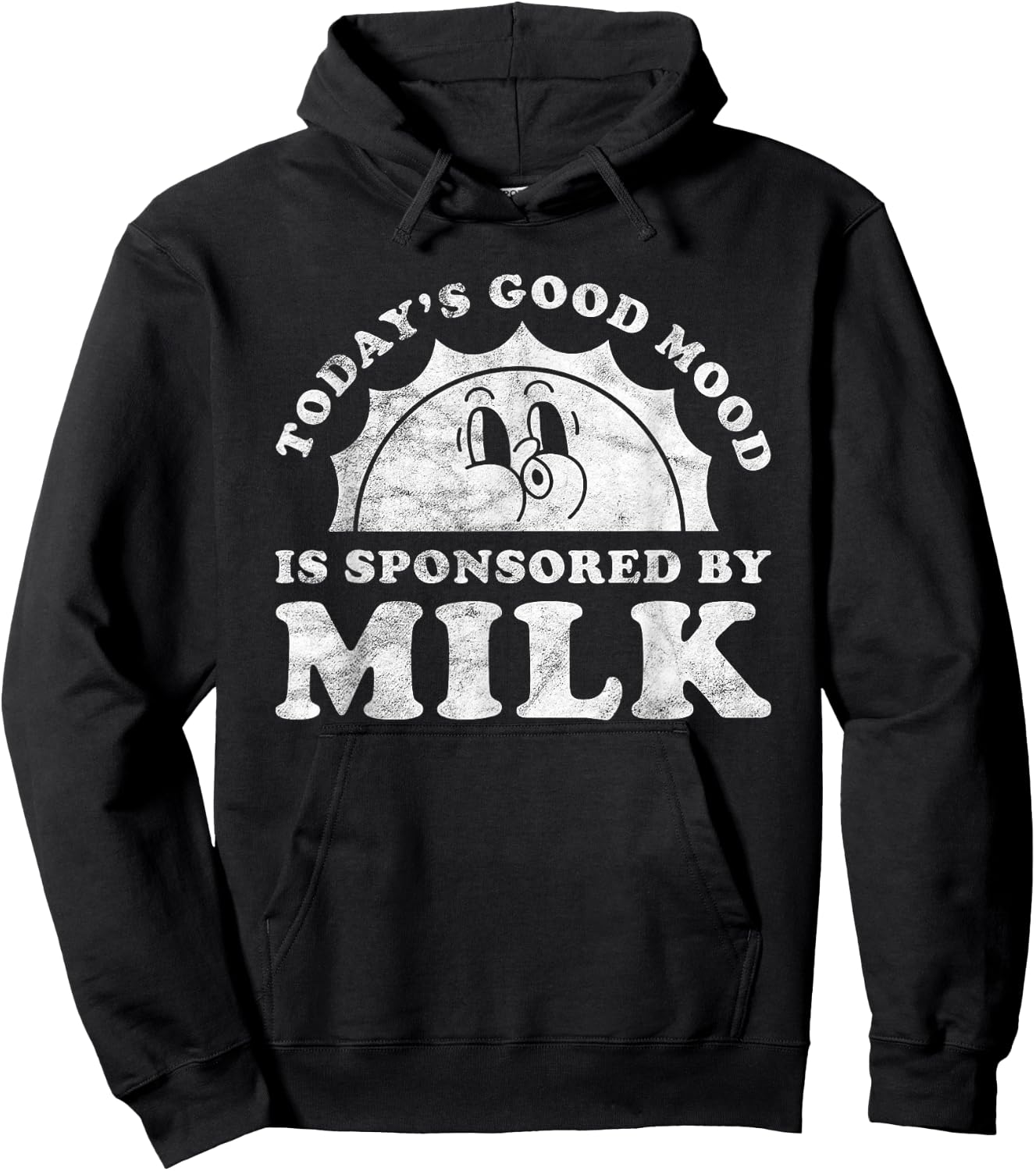 Funny Cute Retro Vintage Milk or Dairy Farmer Hoodie - Hoodie | Black