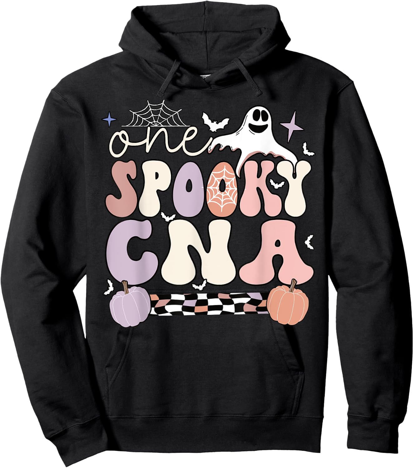 Spooky Certified Nursing Assistant Halloween CNA Hoodie - Hoodie | Black