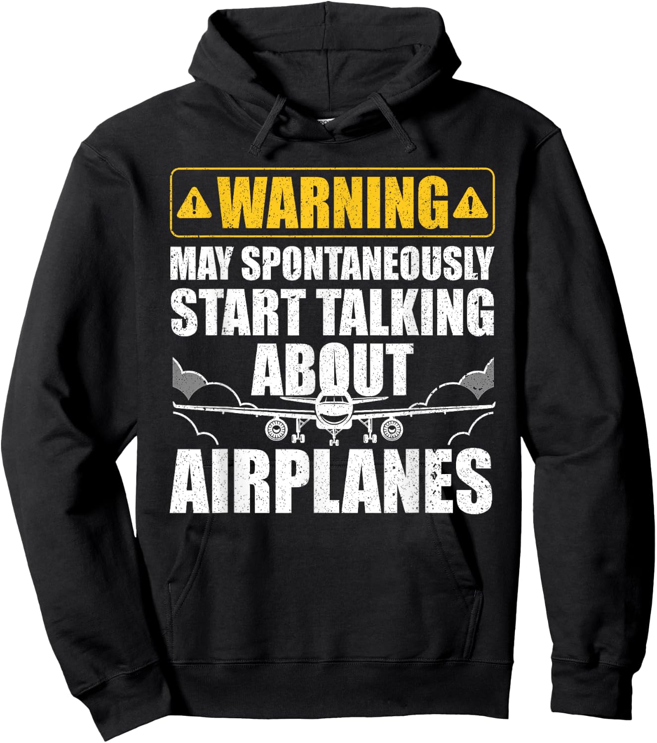 Funny Pilot Art Women Aviation Pilot Airplane Lovers Hoodie - Hoodie | Black