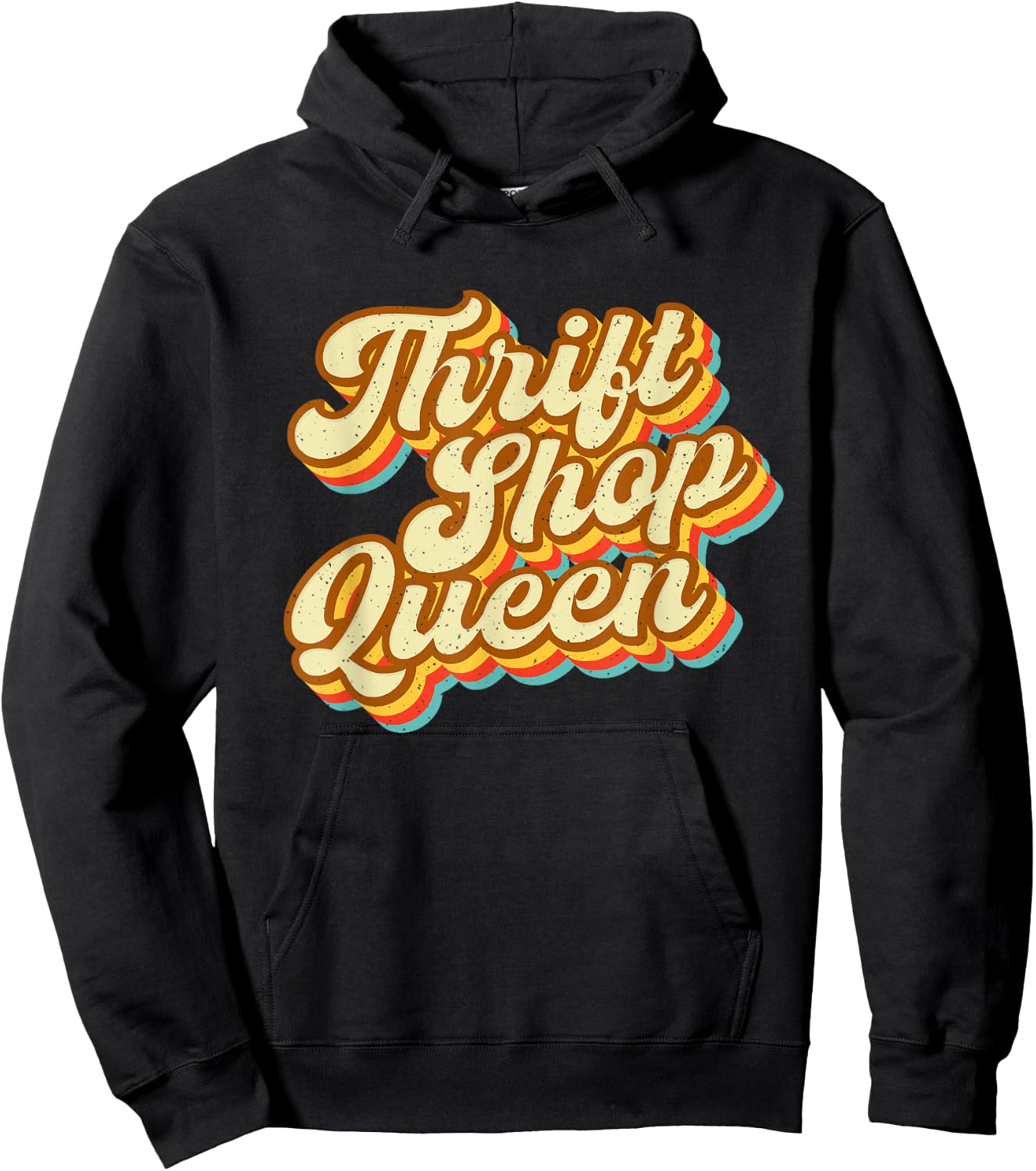 Thrift Shop Queen - Thrifting Thrifter Thrift Store Hoodie - Hoodie | Black