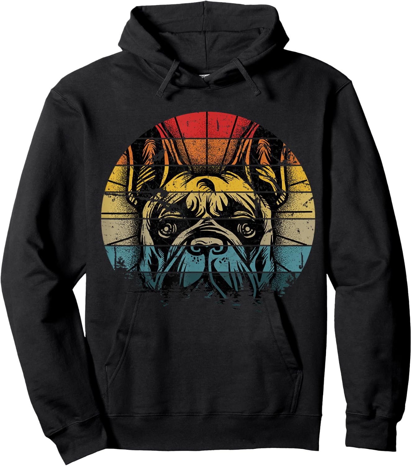 French Bulldog Gift Frenchie Dog Lover Women Men Dogfather Hoodie - Hoodie | Black