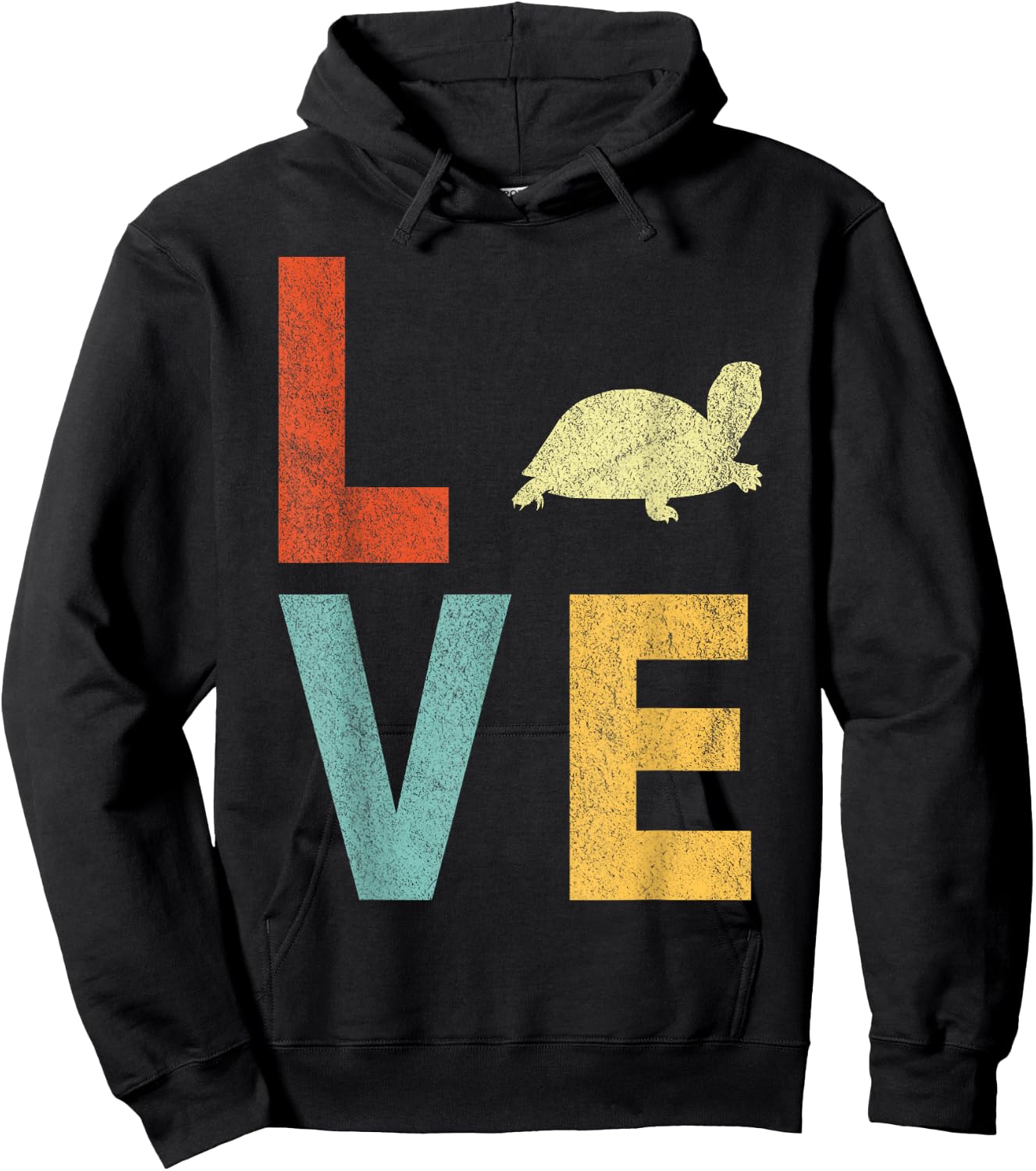 Love Tortoises Turtle Lover Funny Tortoise Quote Retro Hoodie - Hoodie | Black