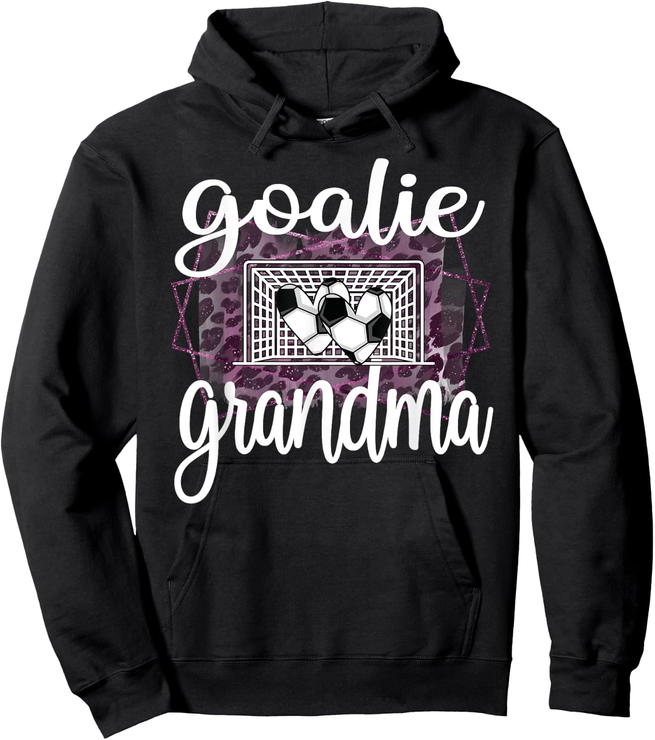 Soccer Goalie Grandma Soccer Goalkeeper Grandmother Hoodie - Hoodie | Black