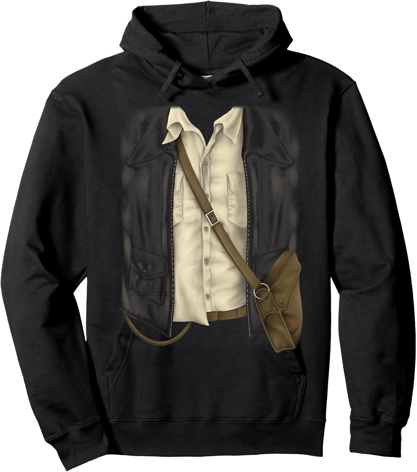 Indiana Jones Raiders of The Lost Ark Halloween Costume Hoodie - Hoodie | Black