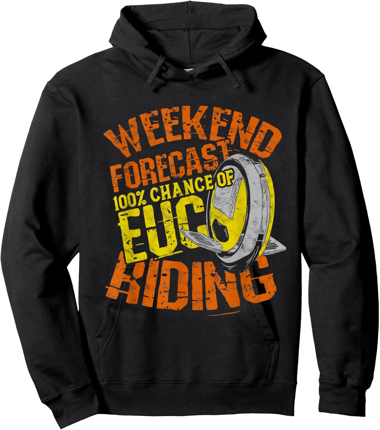 Electric Unicycle EUC Monowheel Electric Unicycle Hoodie - Hoodie | Black