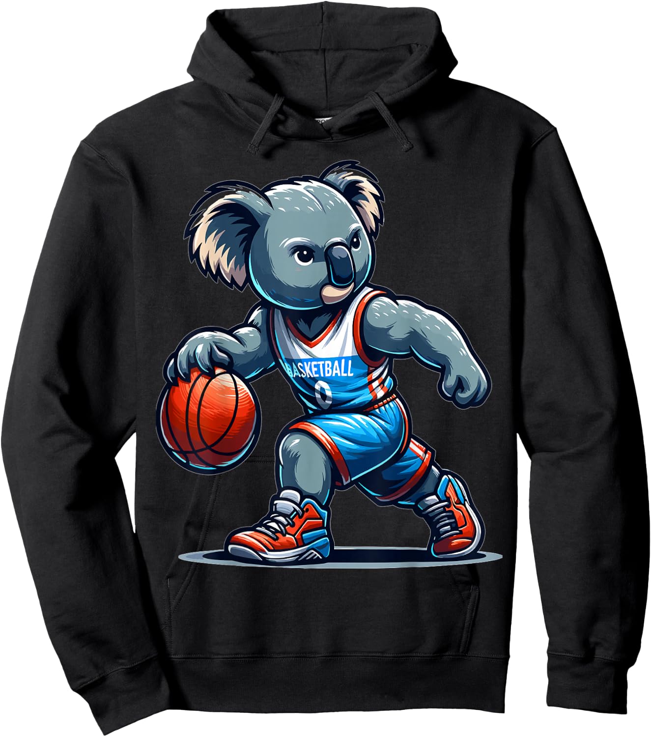Basketball Koala Bear for Koala Bear lovers and Koala Bear Hoodie - Hoodie | Black
