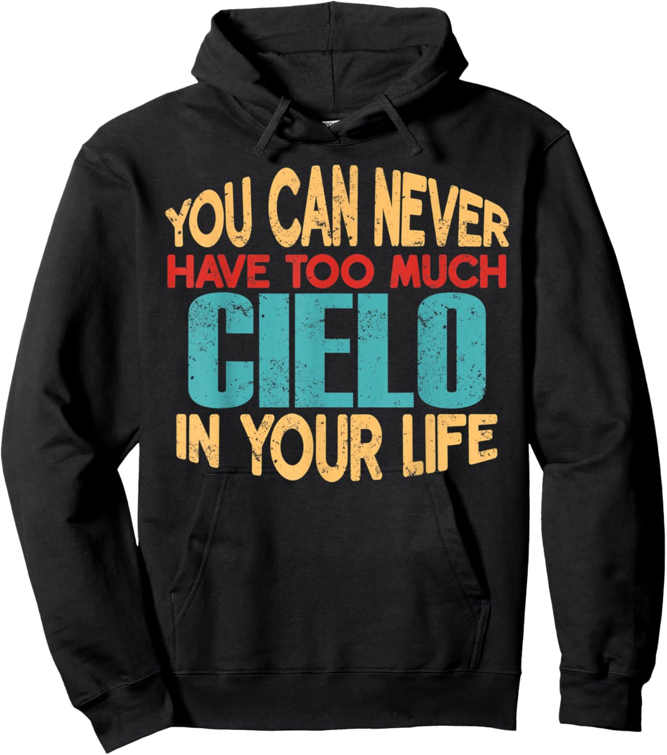 Funny Cielo Personalized First Name Joke Item Hoodie - Hoodie | Black