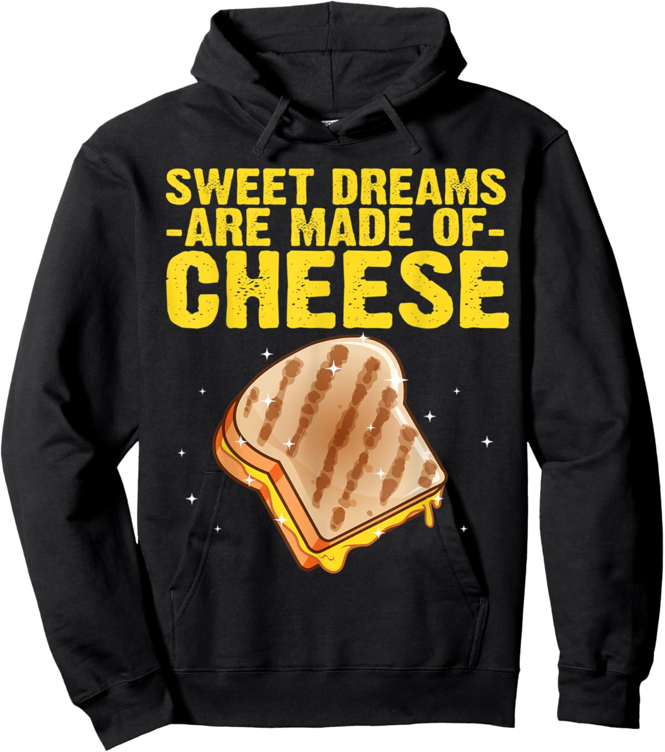 Cool Grilled Cheese Women Sandwich Food Cheese Lover Hoodie - Hoodie | Black