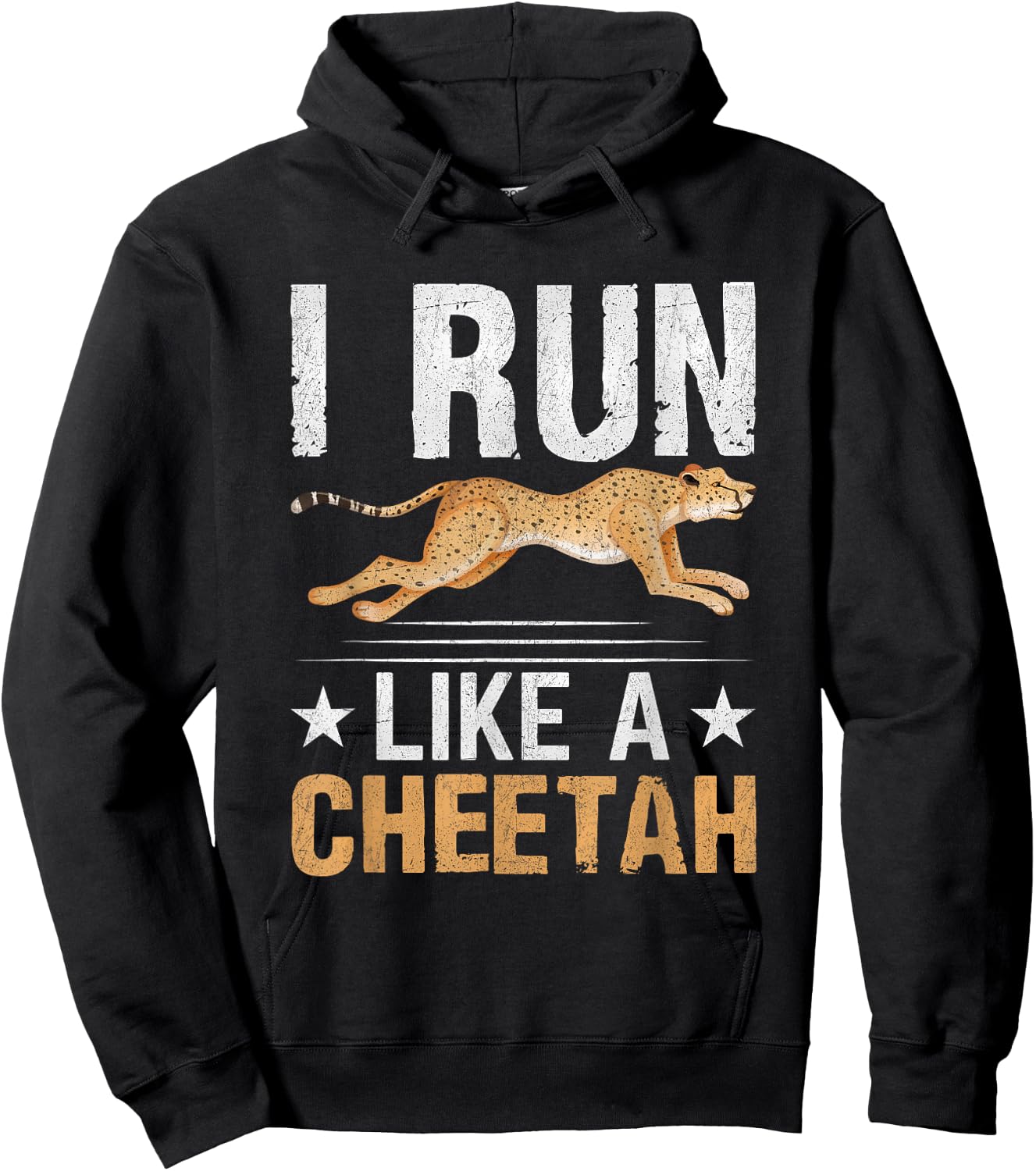 Ich runne wie ein Gepard Hoodie - Hoodie | Black
