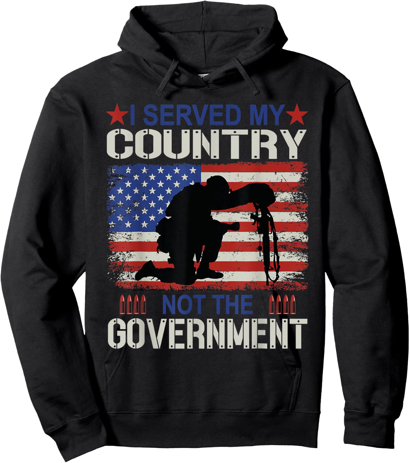 I Served My Country Not The Government Air Force Veteran Hoodie - Hoodie | Black
