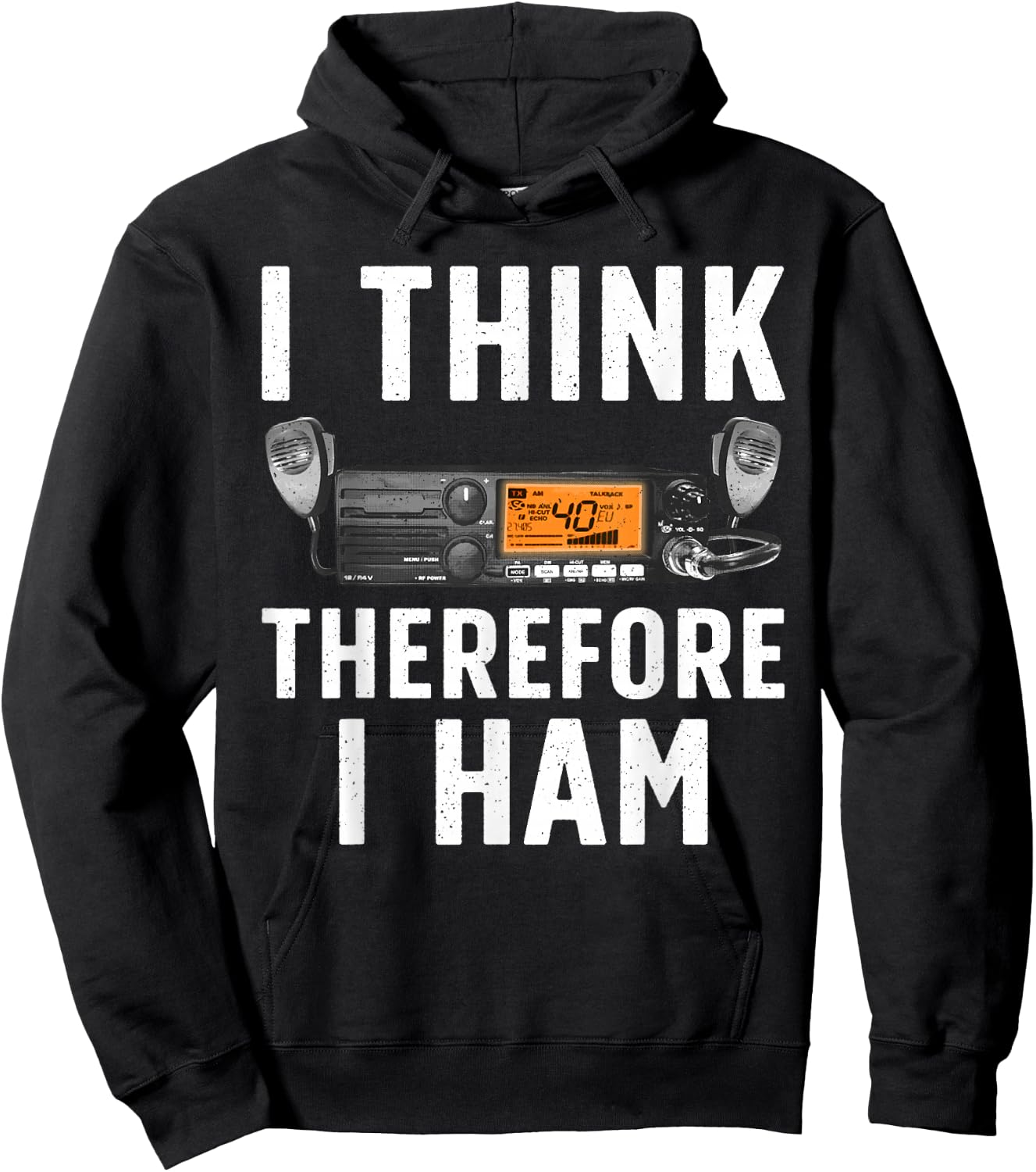 Funny Ham Radio Art Women Ham Operator Amateur Radio Hoodie - Hoodie | Black