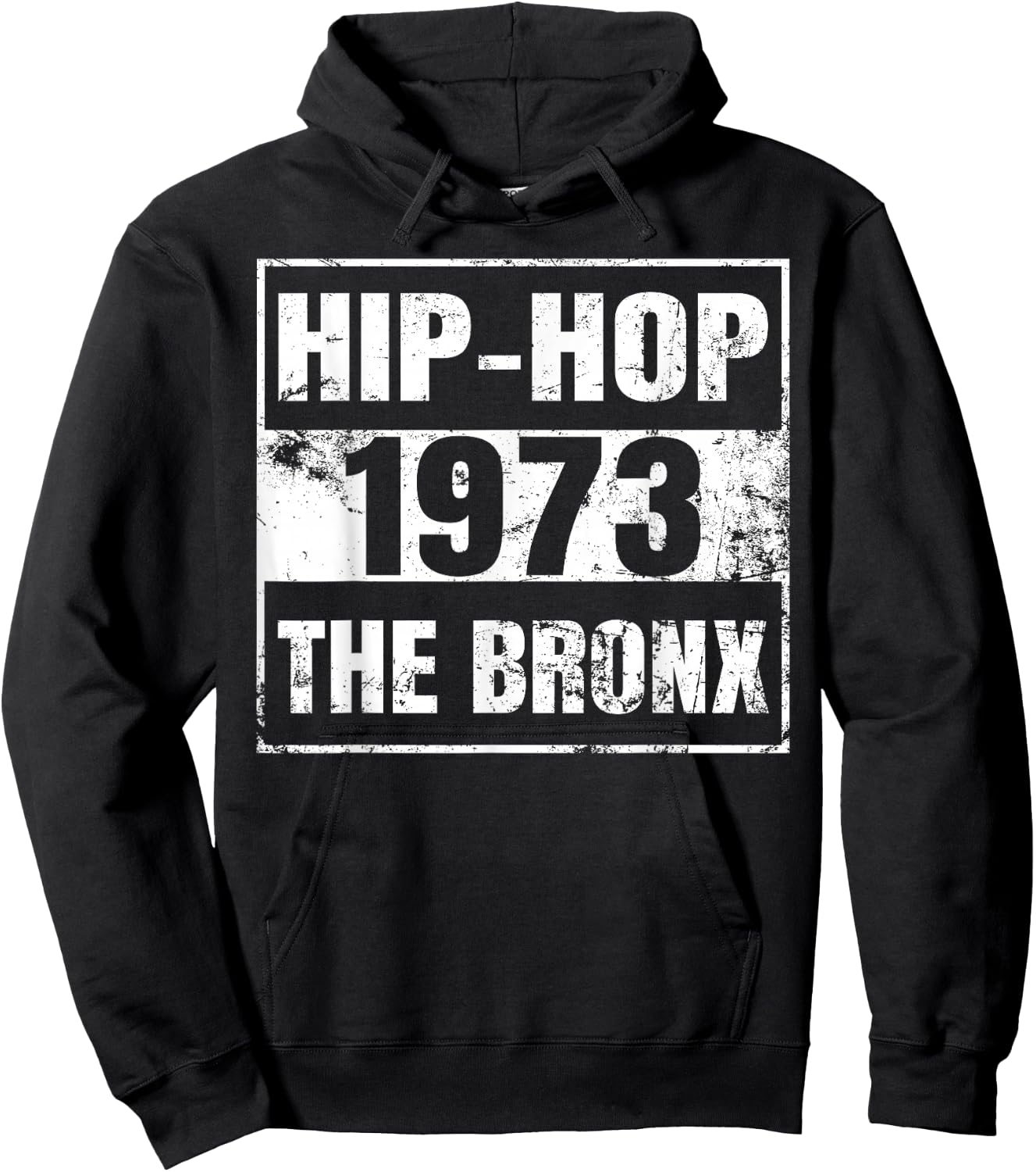 Hip-hop 50 Years Old Since 1973 the Bronx New York City Hoodie - Hoodie | Black