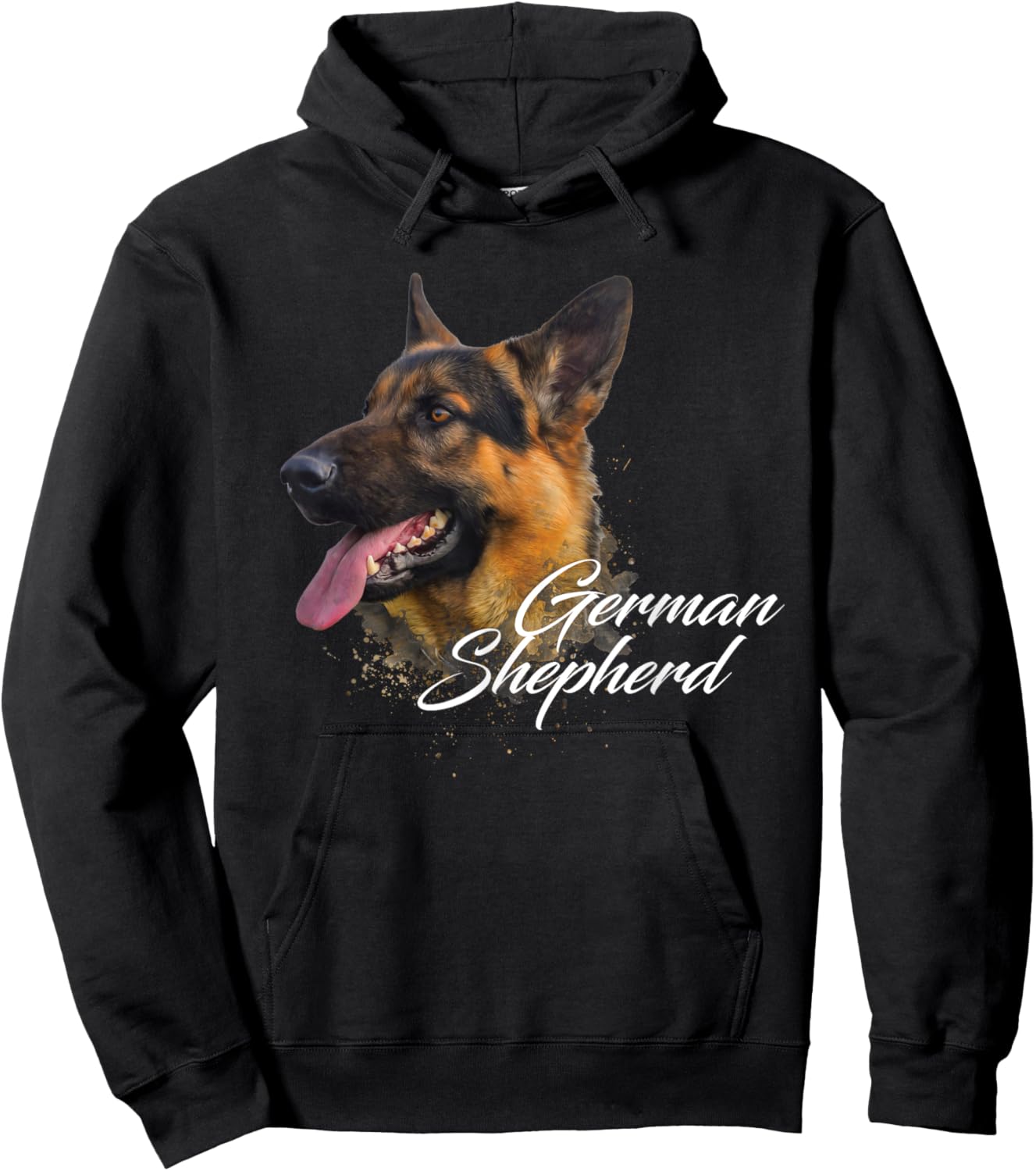 German Shepherd - Canine Pet Breeder Puppy Lover Dog Trainer Hoodie - Hoodie | Black