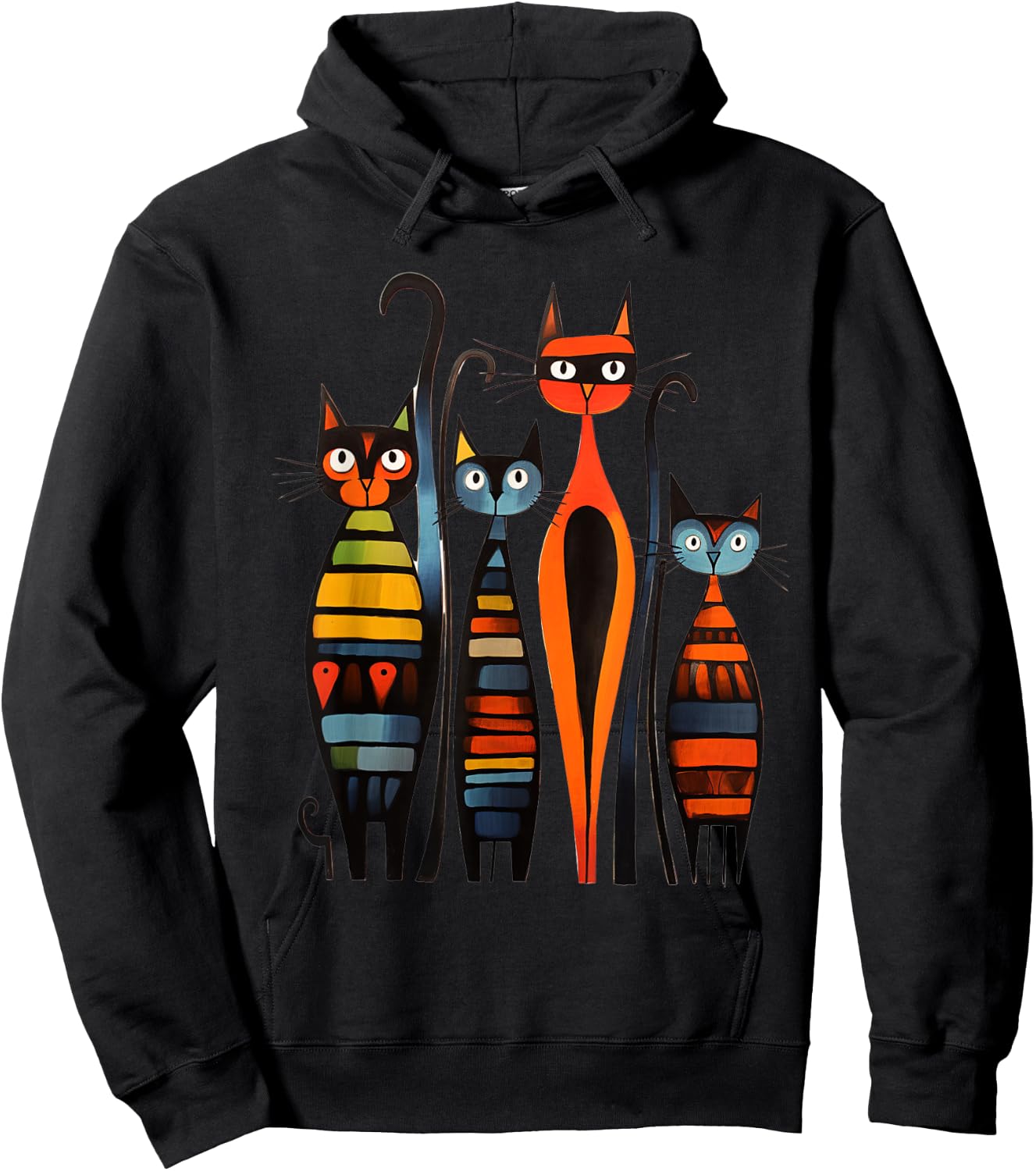 Century Art Kitten Lover Artwork Classic Cute Cat Men Women Kids Hoodie - Hoodie | Black