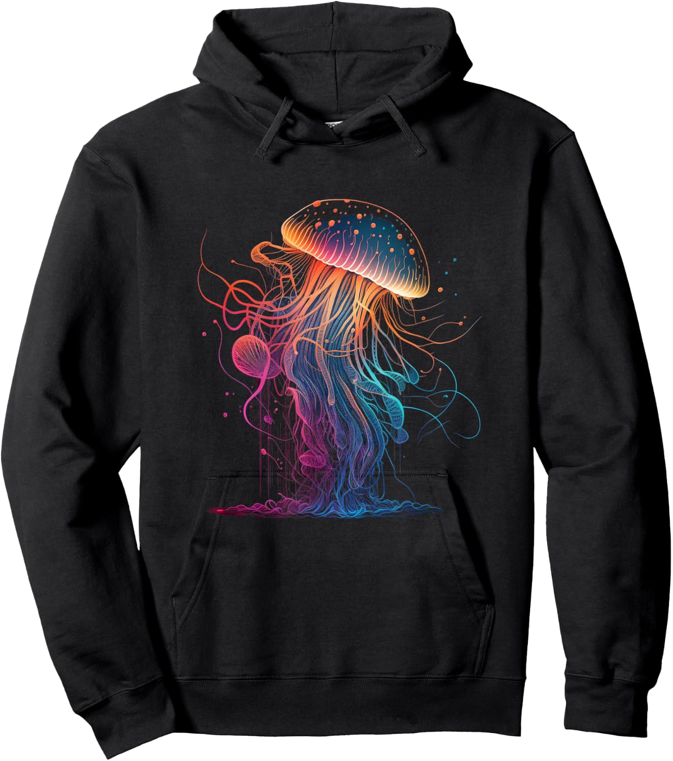 Jellyfish Ocean Animal Scuba Diving Jelly Fish Hoodie - Hoodie | Black