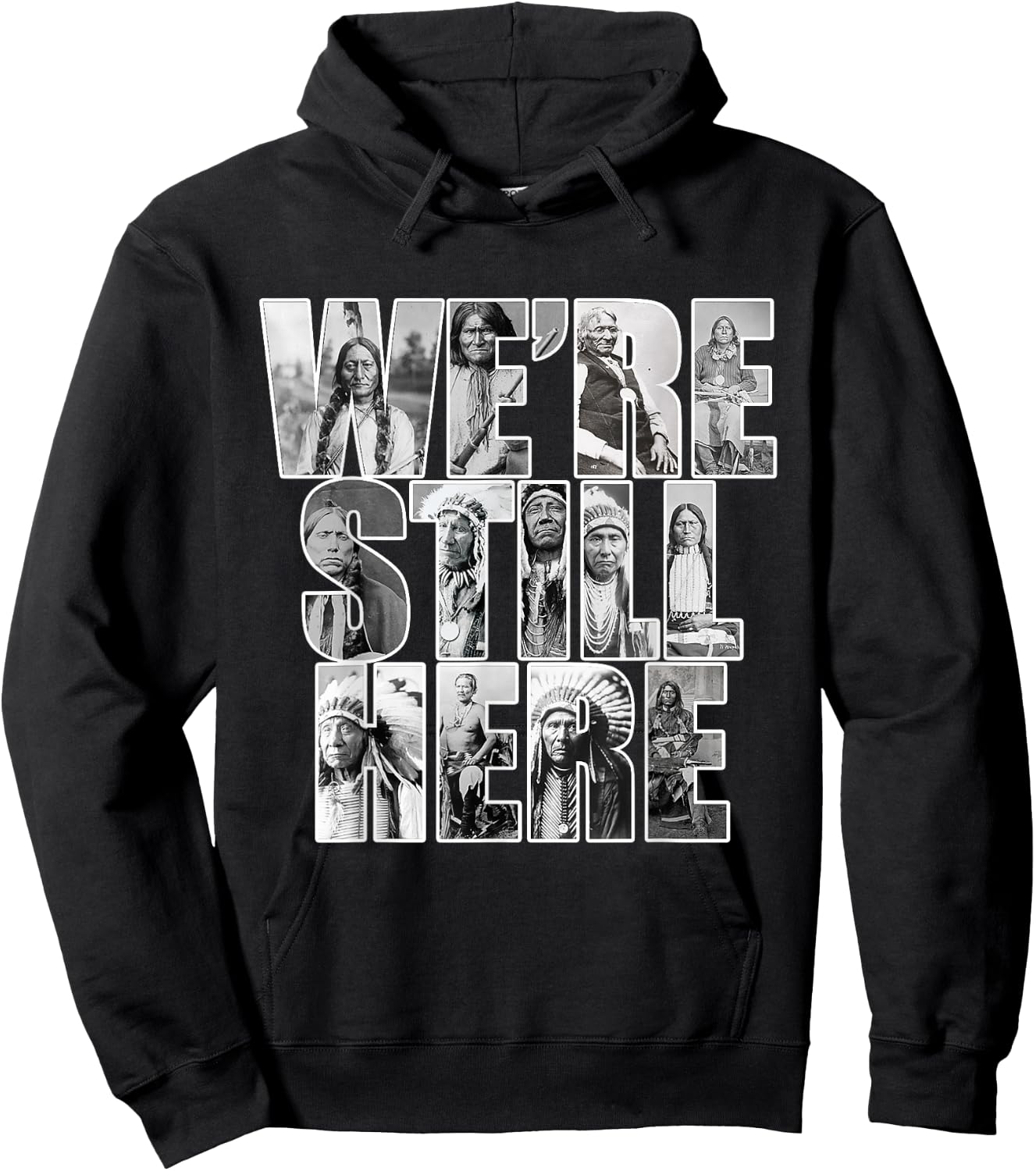We’re Still Here Hoodie - Hoodie | Black