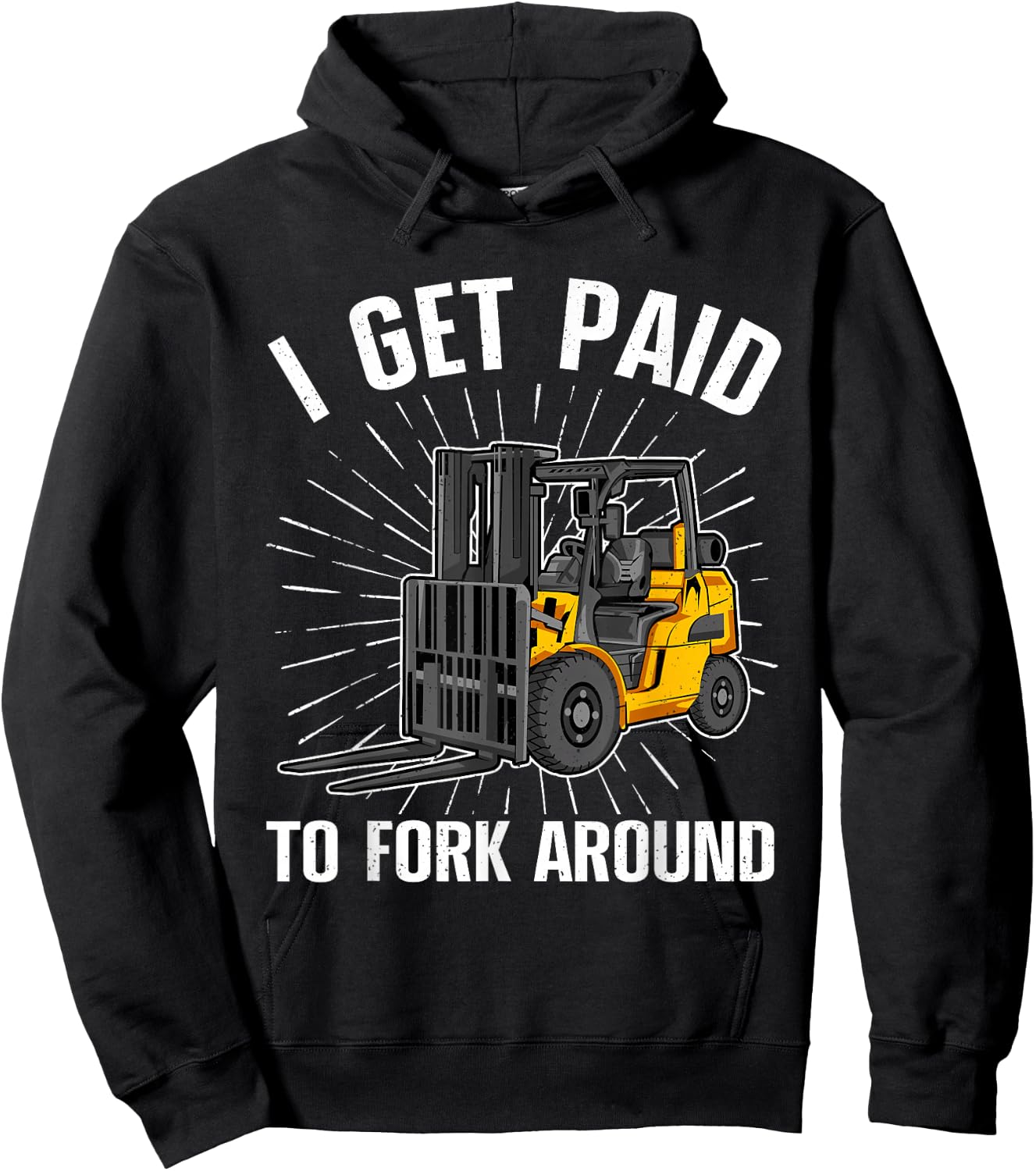 Funny Forklift Art Women Certified Forklift Drivers Hoodie - Hoodie | Black