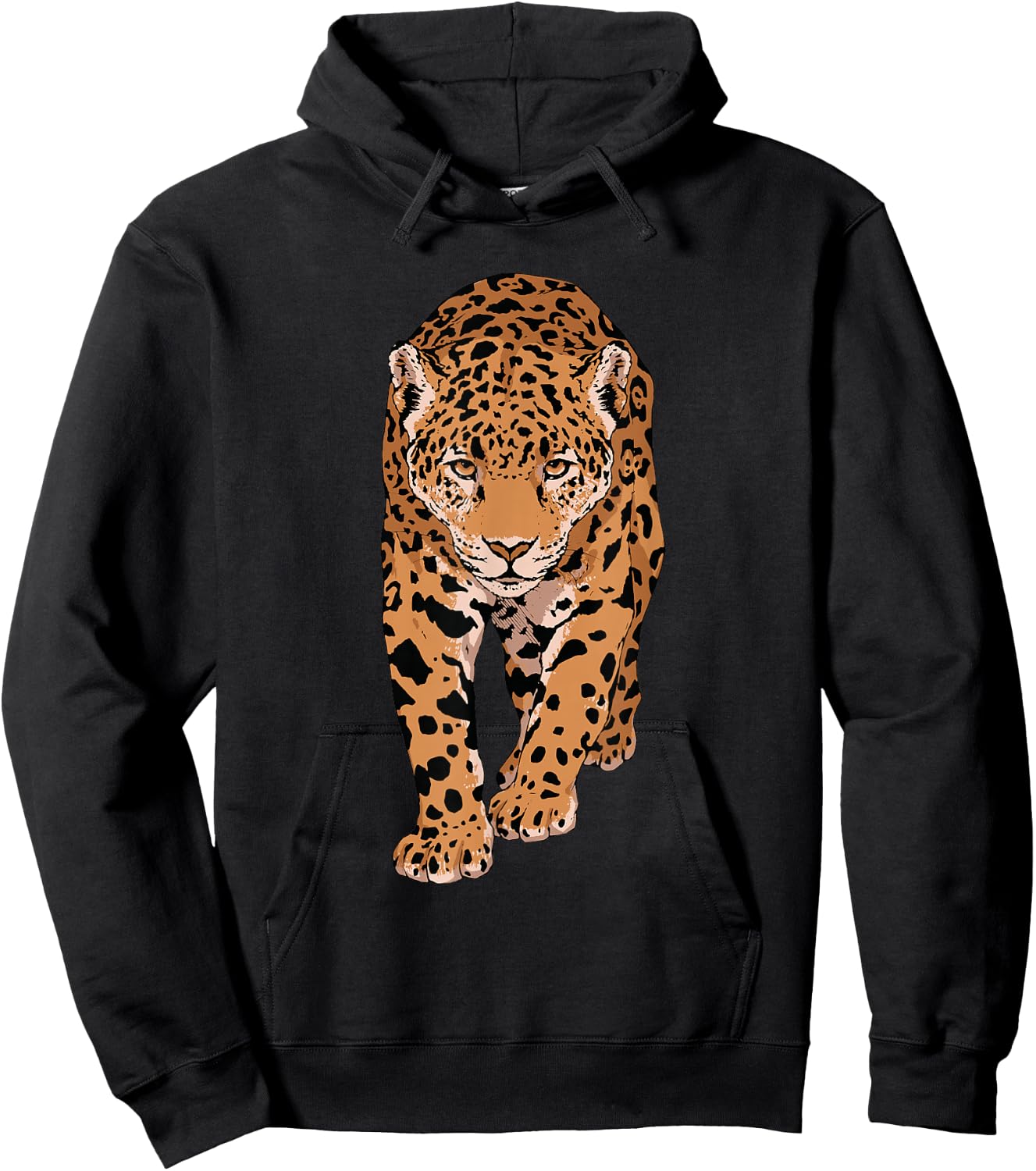 Wild Big Cat Jaguar Jungle Animal Wildlife Hoodie - Hoodie | Black