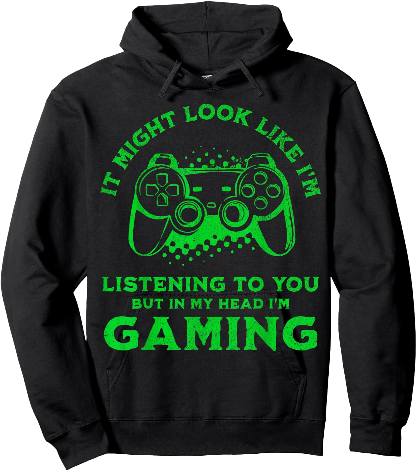 Gamer Funny Boys Video Gaming Hoodie - Hoodie | Black