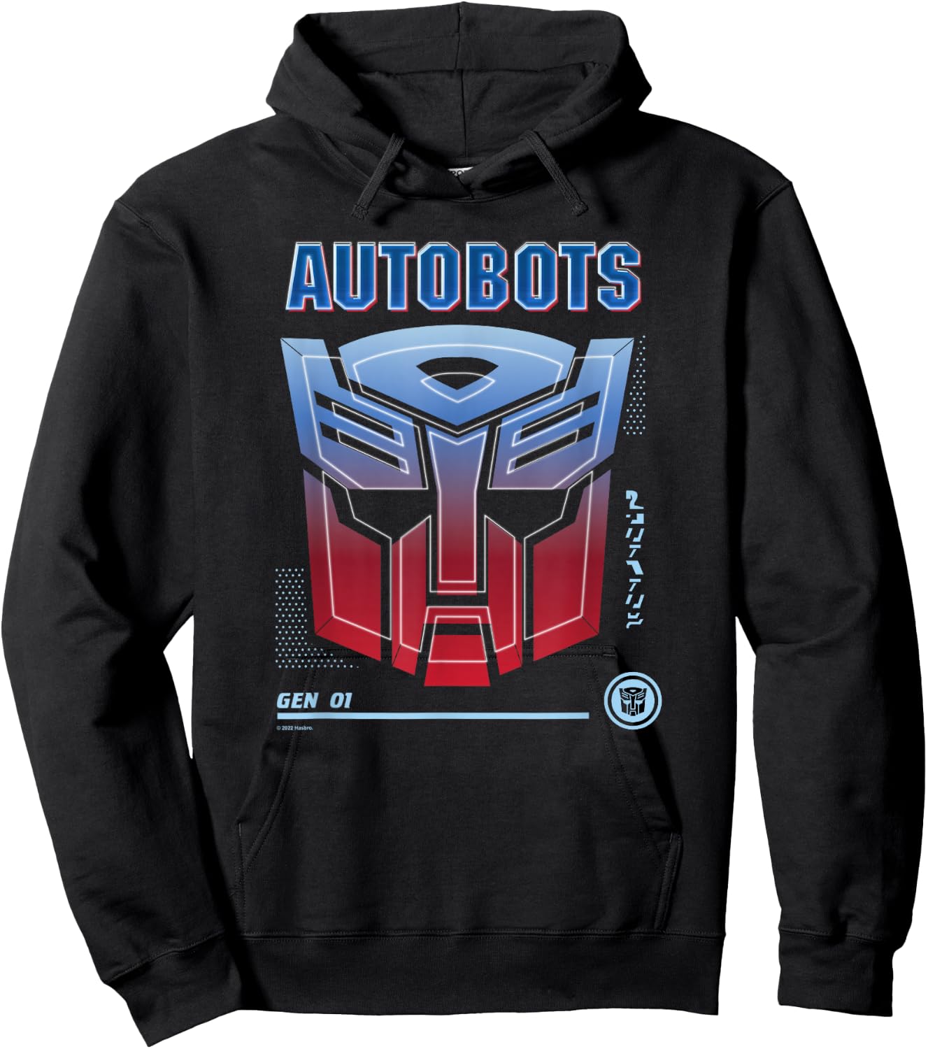 Transformers Generations Autobot Gen 01 Logo Hoodie - Hoodie | Black