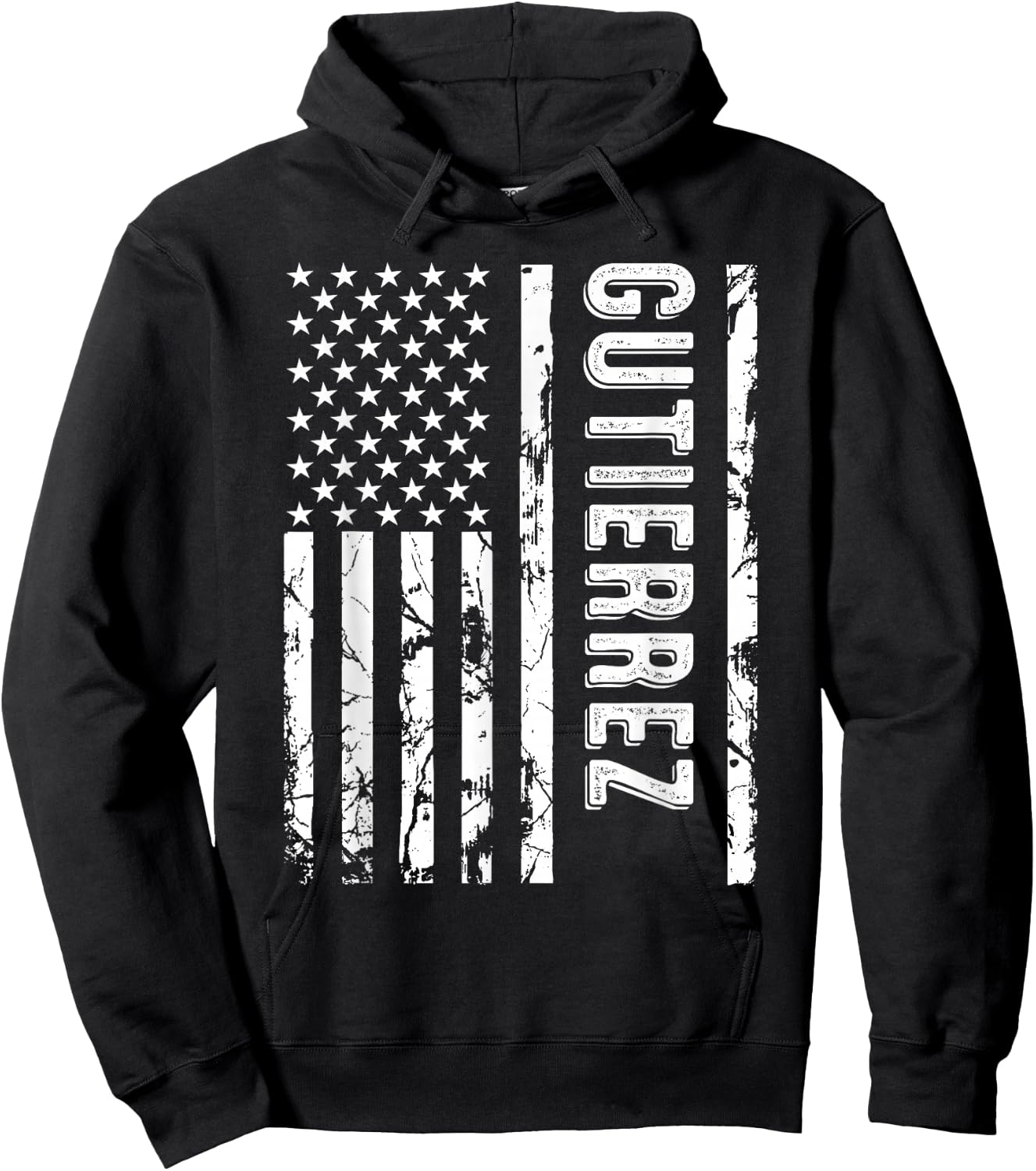 Gutierrez Last Name Funny Surname Team Family Reunion Hoodie - Hoodie | Black