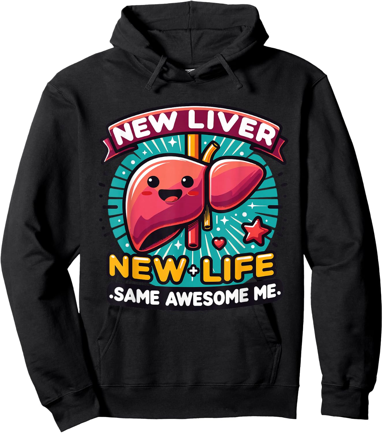 Liver Transplant Survivor Funny Hoodie - Hoodie | Black