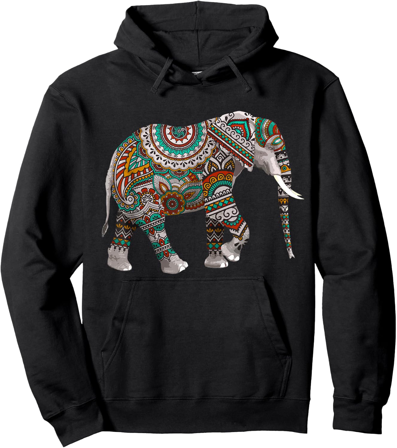 Cool Elephant Women African Animal Elephant Lovers Hoodie - Hoodie | Black
