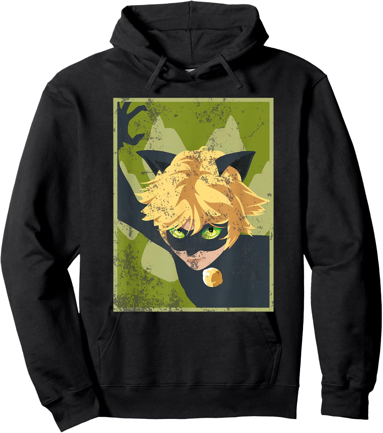 Miraculous Ladybug Vintage Collection with Cat Noir Hoodie - Hoodie | Black