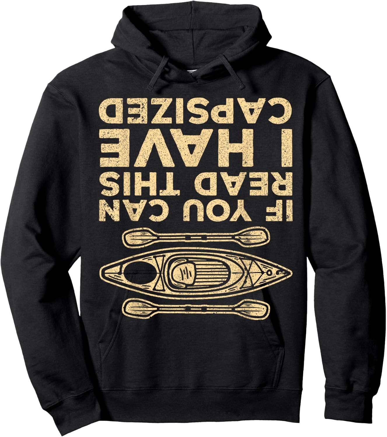 Cool Kayak Women Kayaking Lovers Boat Canoe Kayakers Hoodie - Hoodie | Black