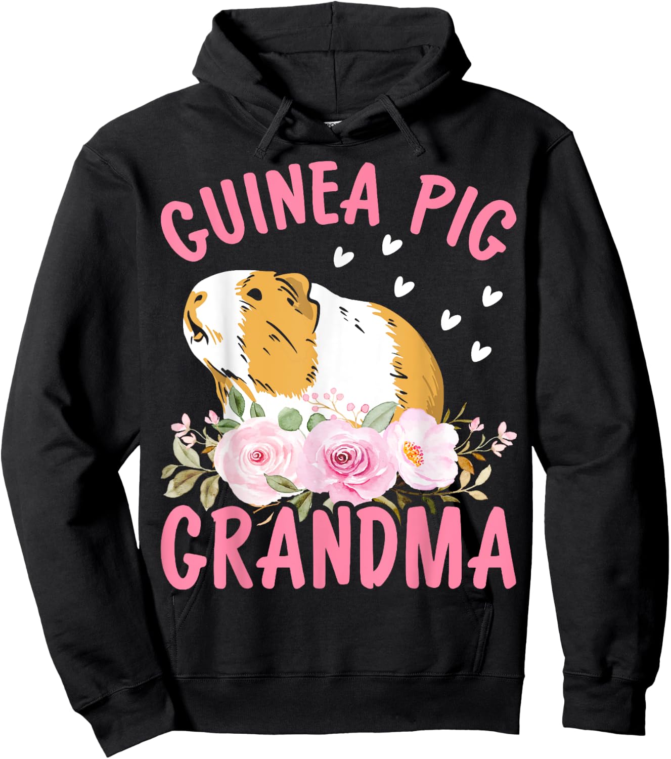 Guinea Pig Grandma Hoodie - Hoodie | Black