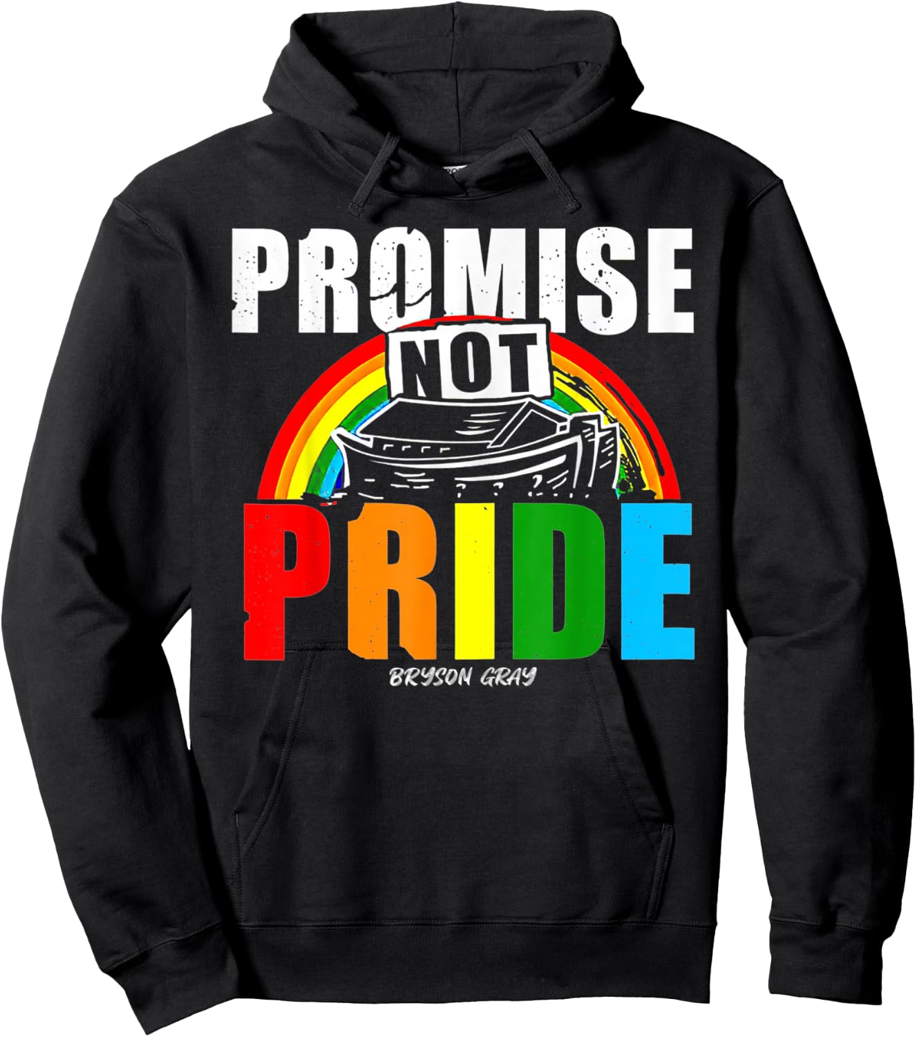Promise Not Pride Bryson Gray Hoodie - Hoodie | Black