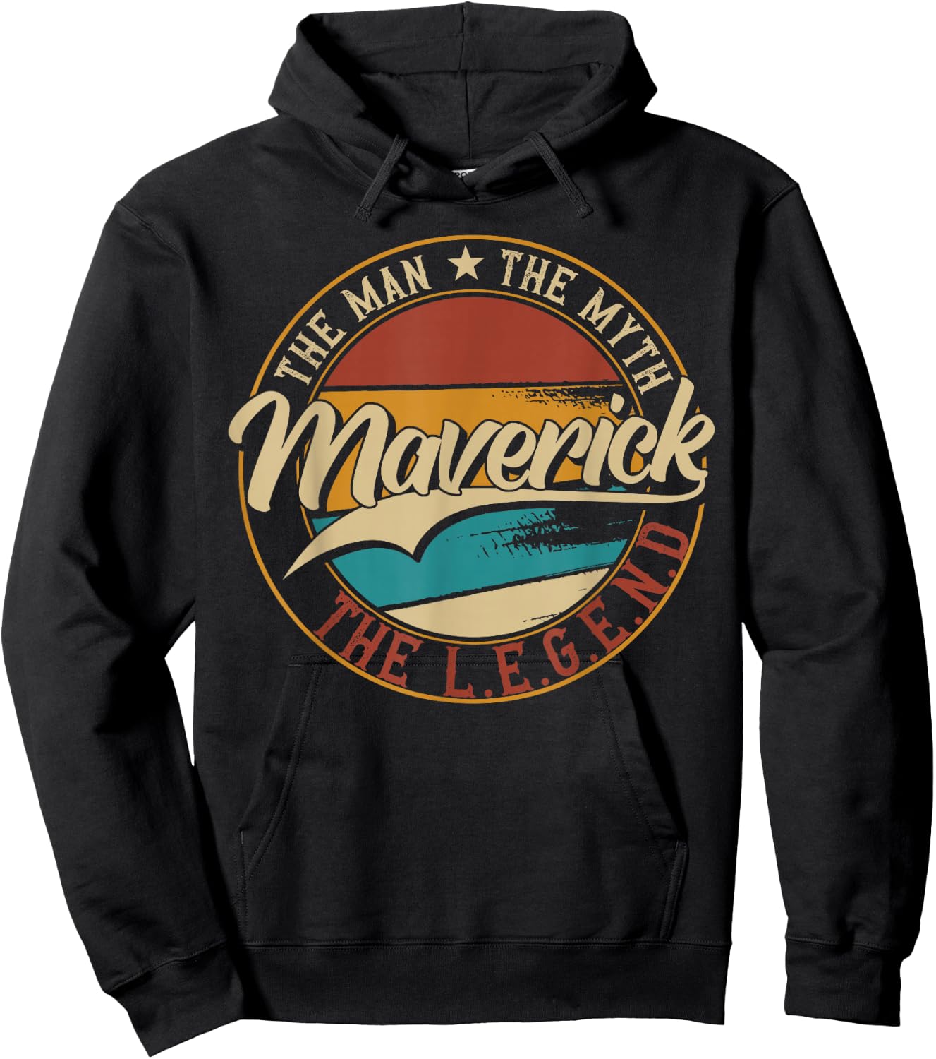 Maverick The man the myth the legend Hoodie - Hoodie | Black