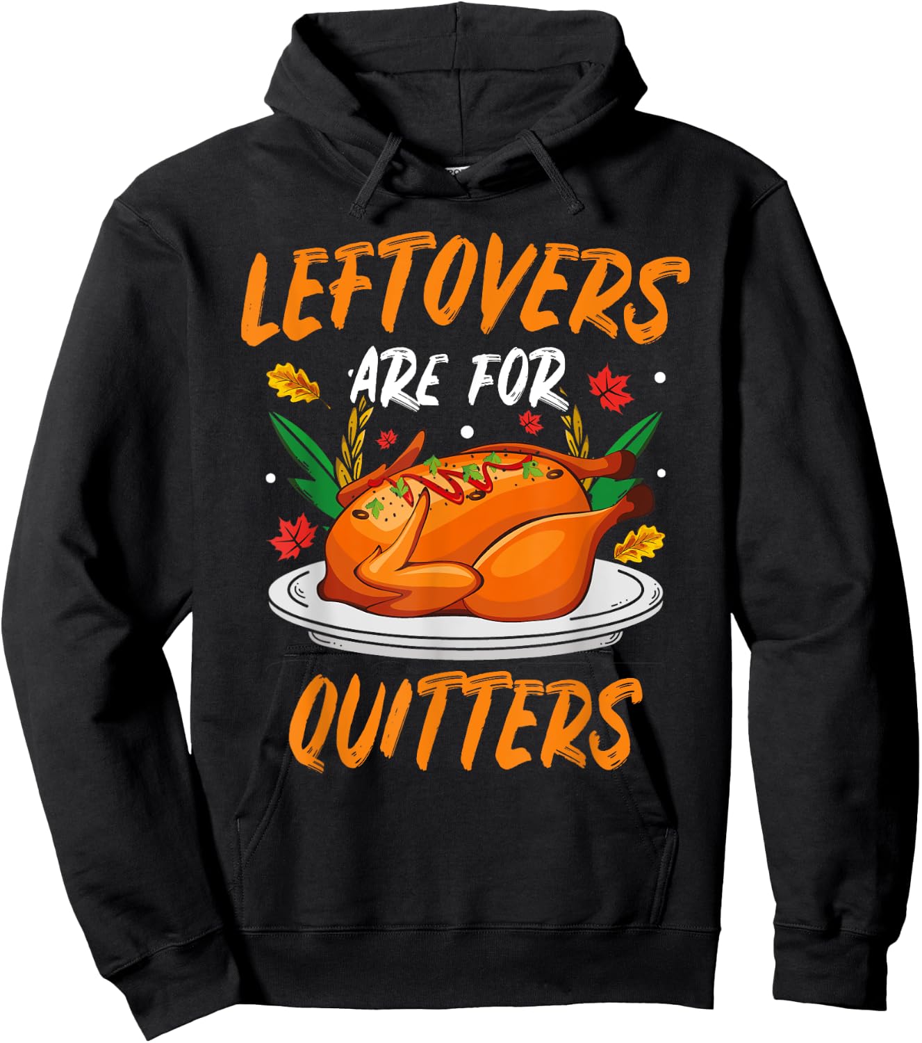 Turkeys Thanksgiving Pilgrim Holiday | & Hoodie - Hoodie | Black